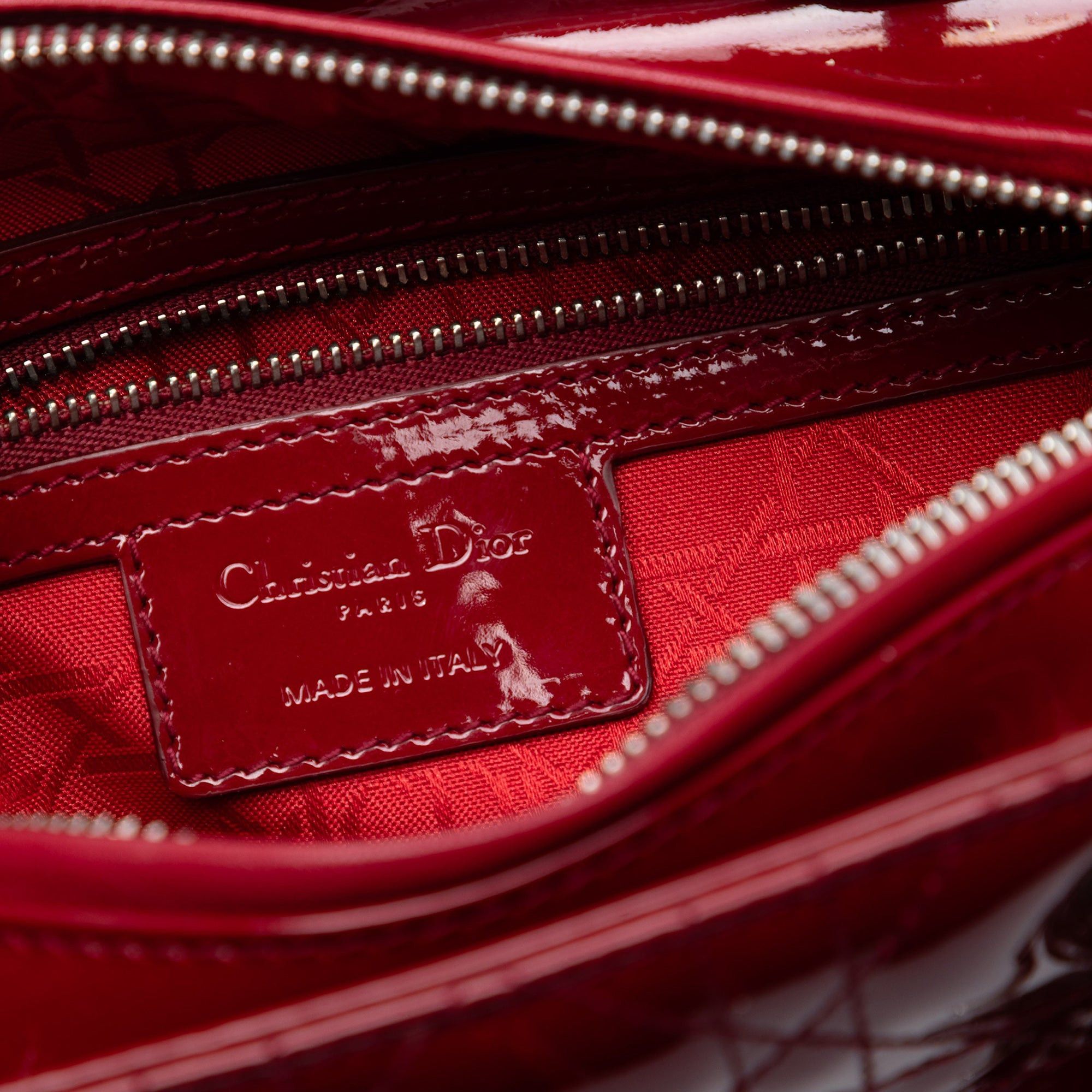 Dior Medium Patent Cannage Lady Dior Size ONE SIZE - 5 Thumbnail