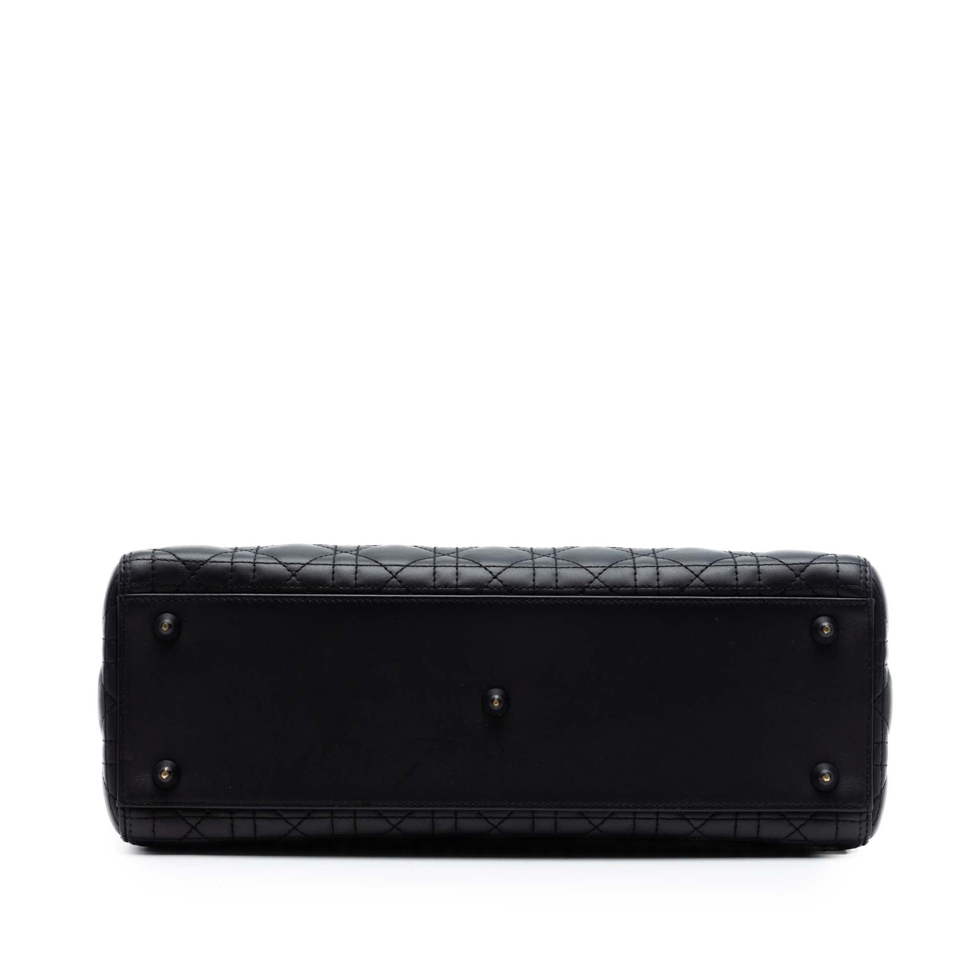 Dior Large Ultra Matte Calfskin Cannage Lady Dior Size ONE SIZE - 3 Thumbnail
