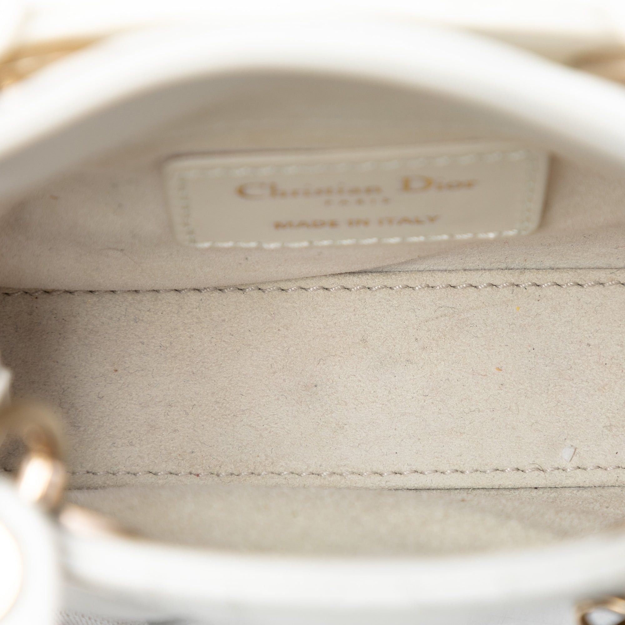Dior Micro Lambskin Cannage Lady Dior Size ONE SIZE - 4 Thumbnail