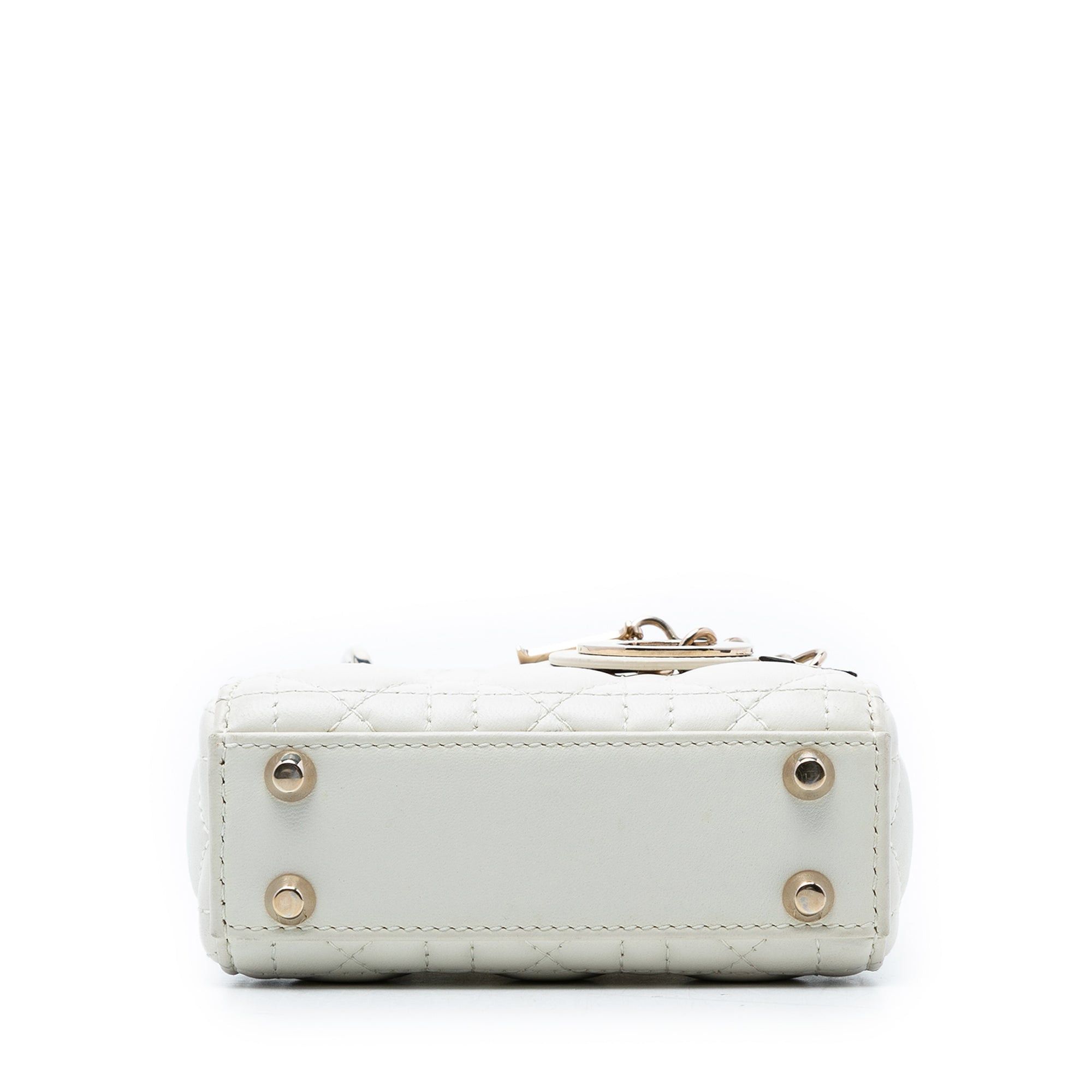 Dior Micro Lambskin Cannage Lady Dior Size ONE SIZE - 3 Thumbnail
