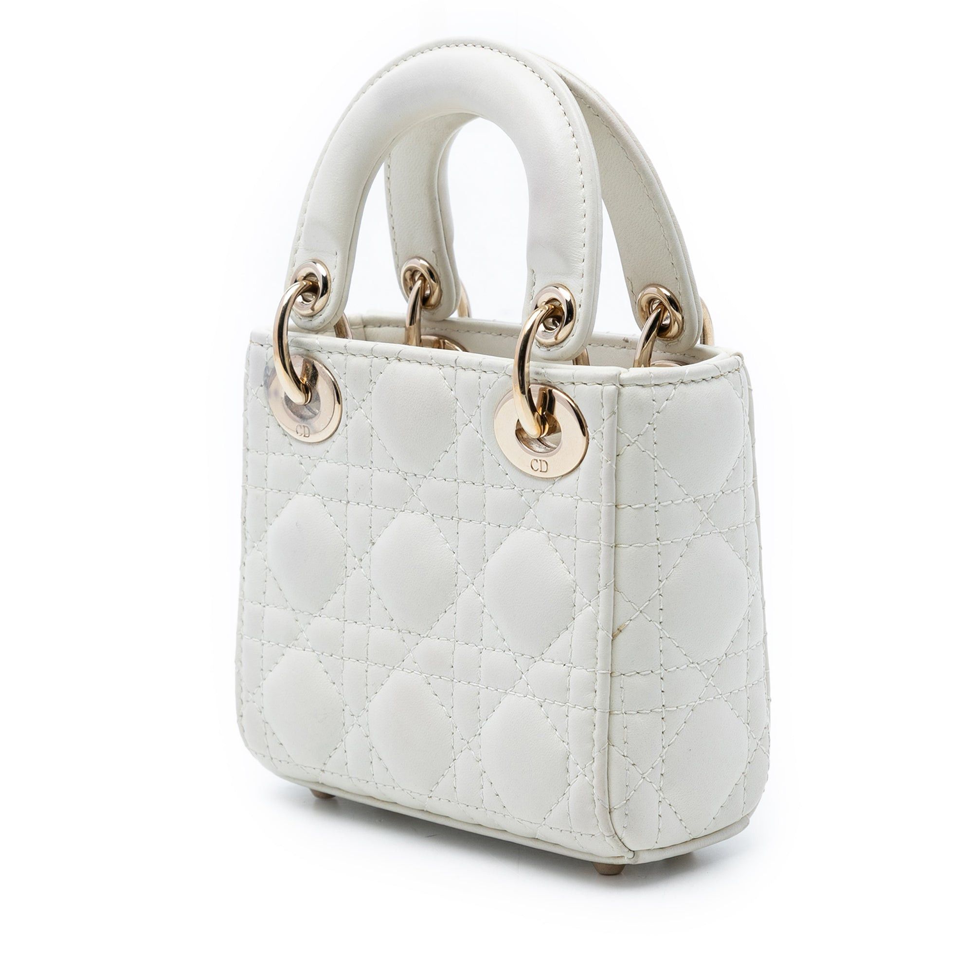 Dior Micro Lambskin Cannage Lady Dior Size ONE SIZE - 2 Thumbnail