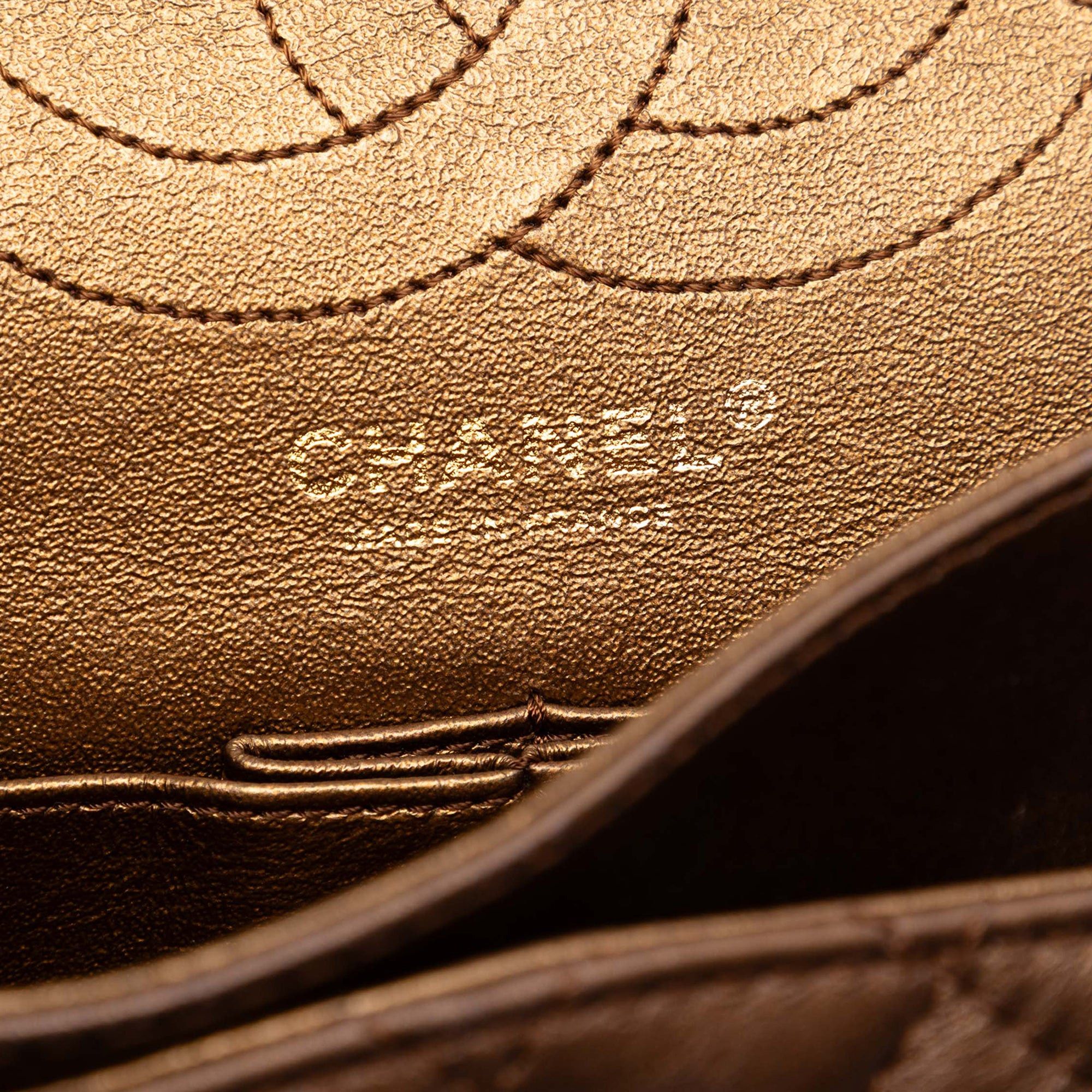 Chanel Quilted Metallic Calfskin Reissue 2.55 Double Flap 225 Size ONE SIZE - 5 Thumbnail