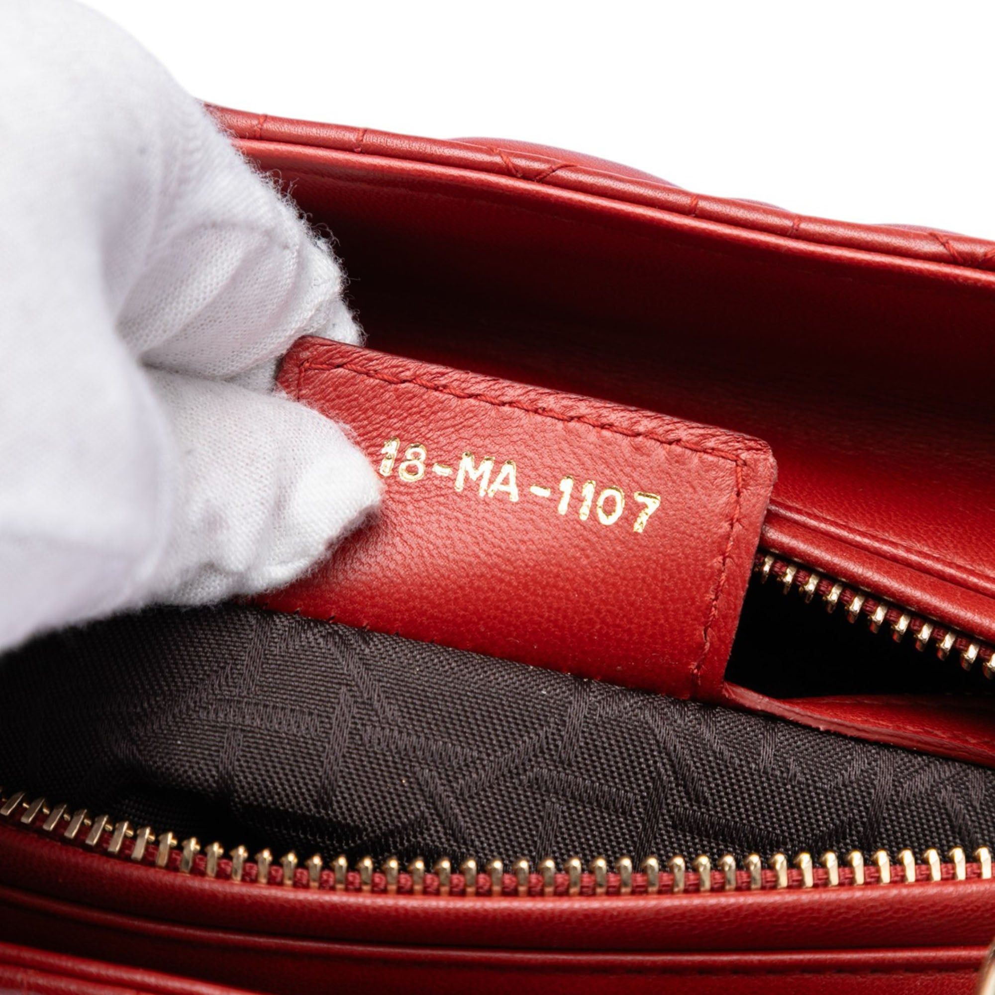 Dior Medium Lambskin Cannage Lady Dior Size ONE SIZE - 6 Thumbnail