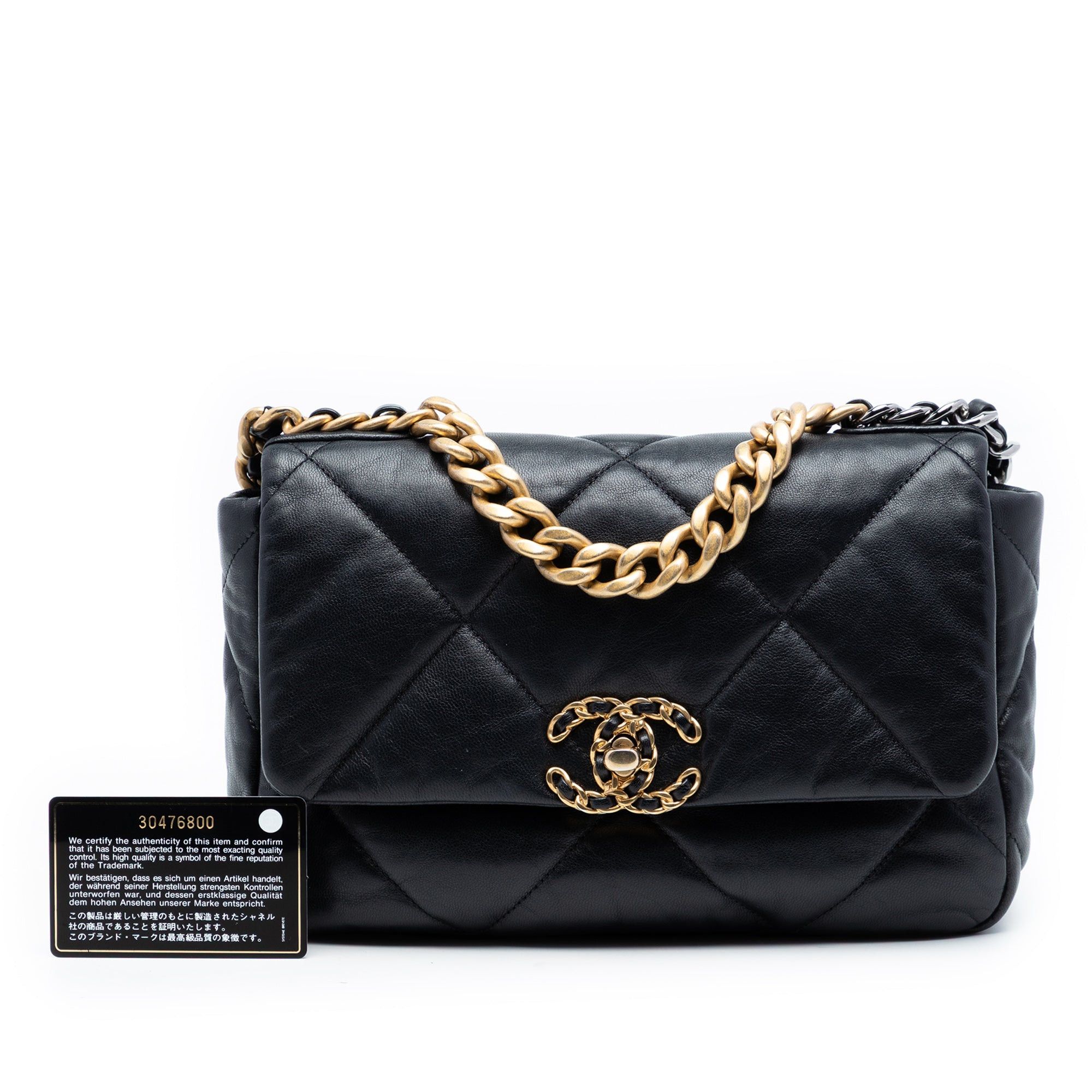 Chanel Medium Lambskin 19 Flap Size ONE SIZE - 8 Thumbnail