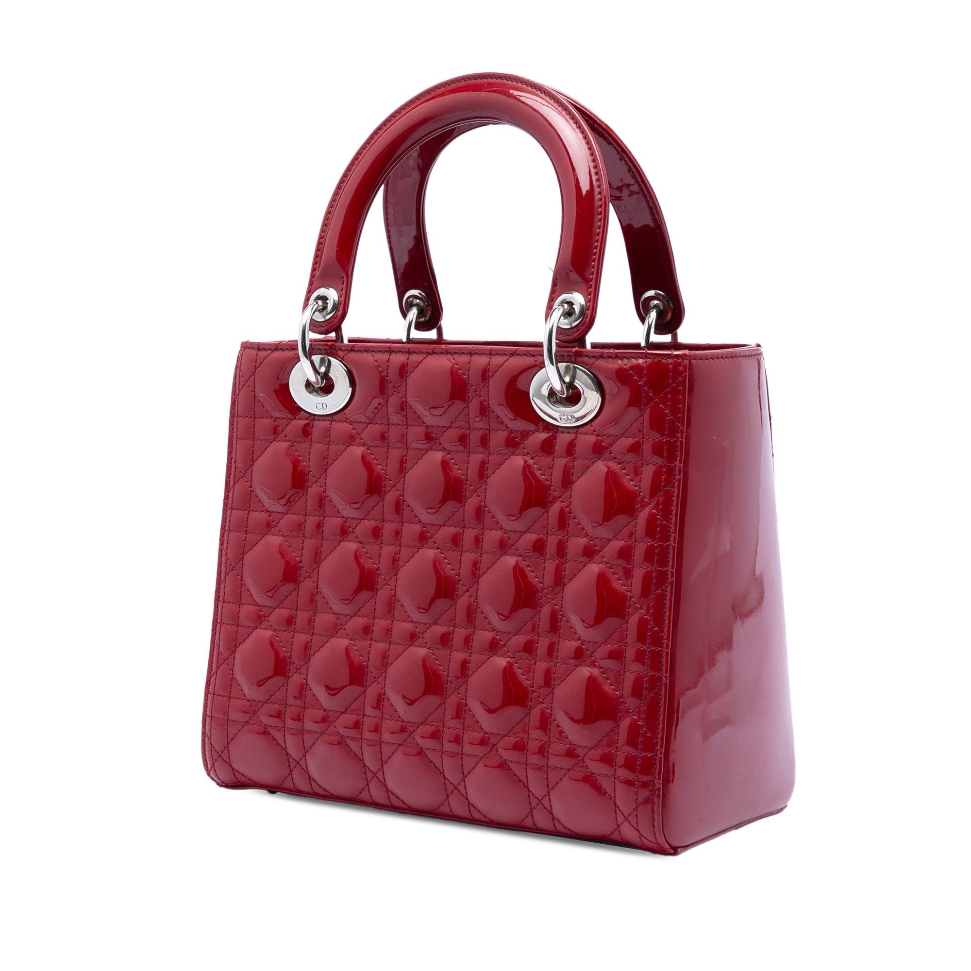 Dior Medium Patent Cannage Lady Dior Size ONE SIZE - 2 Thumbnail