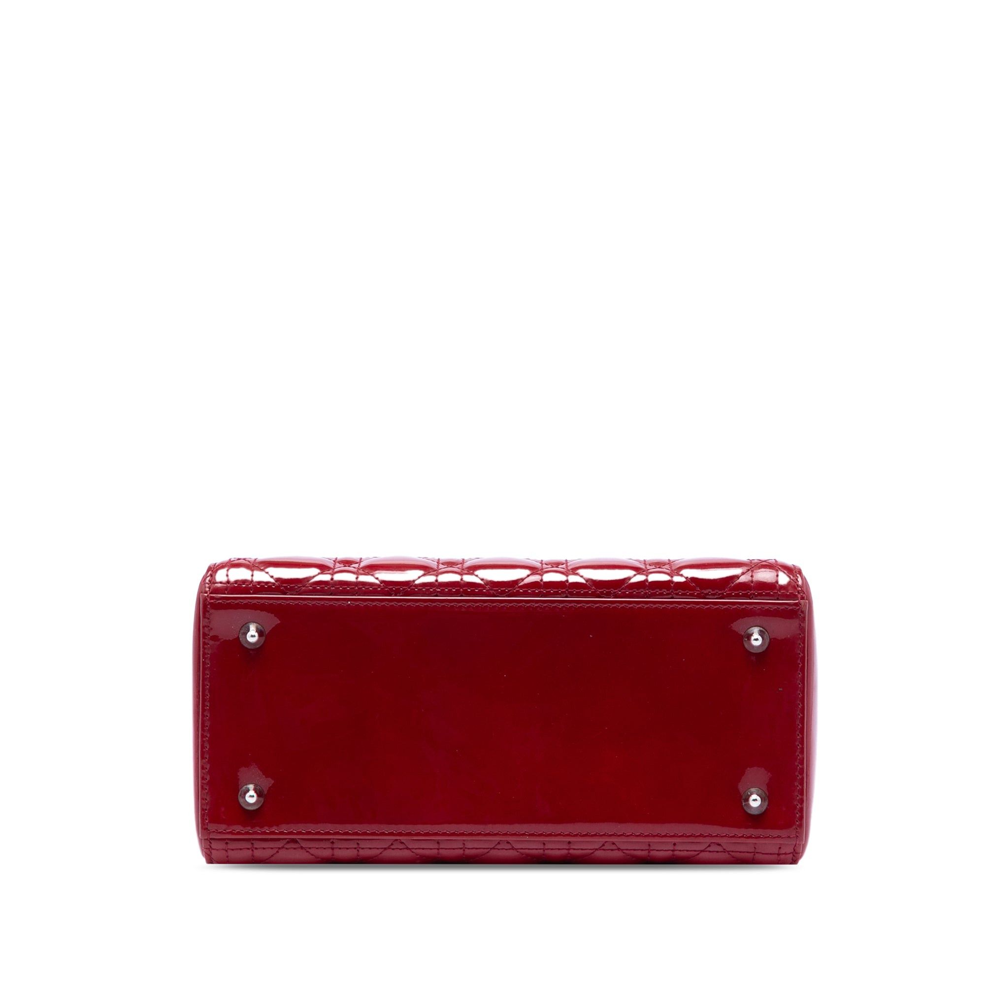Dior Medium Patent Cannage Lady Dior Size ONE SIZE - 3 Thumbnail