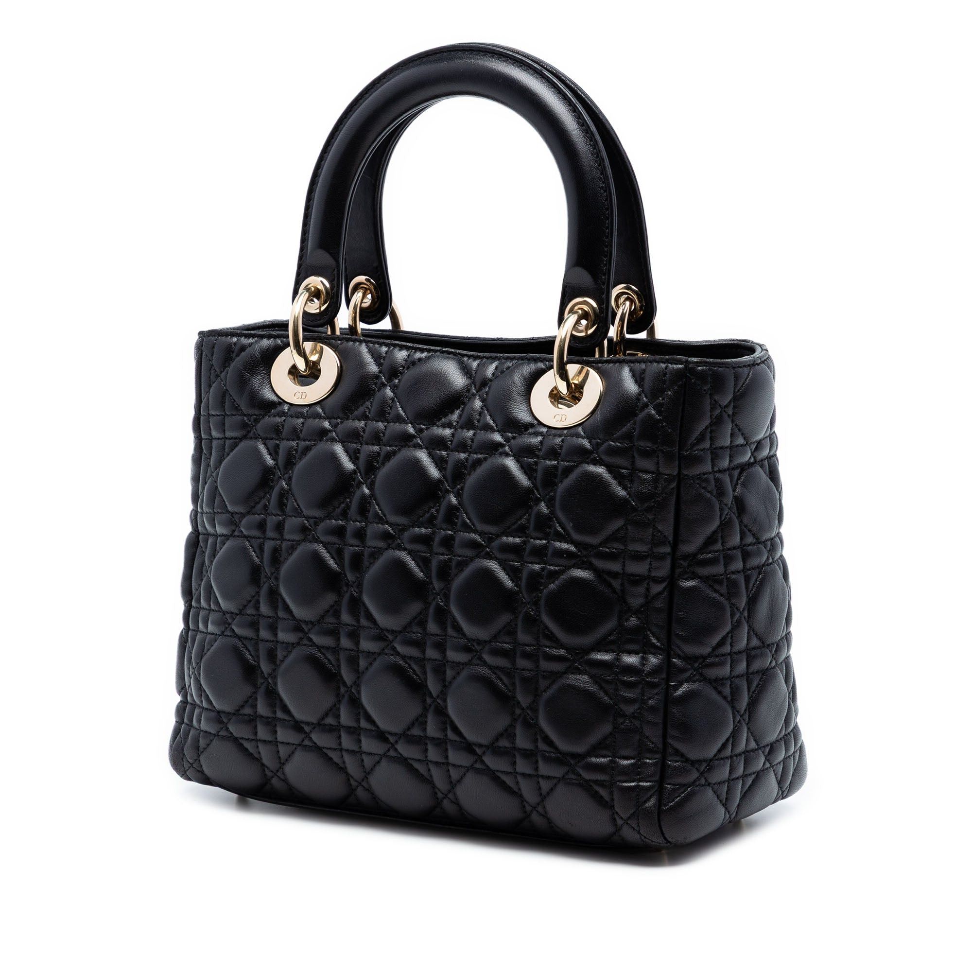 Dior Medium Lambskin Cannage Lady Dior Size ONE SIZE - 2 Thumbnail