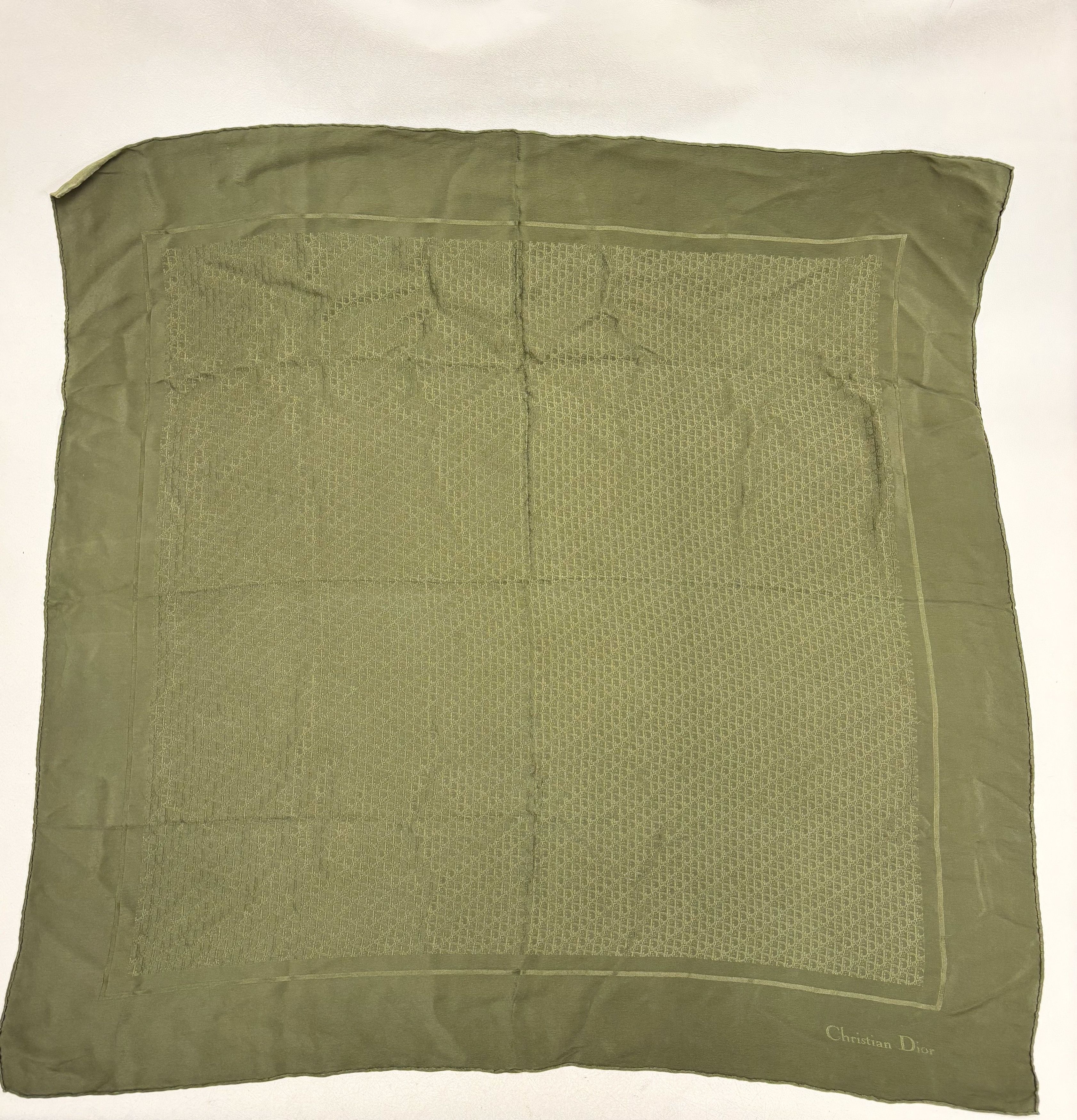 Dior Foulard Carré Oblique en soie Size ONE SIZE - 2 Thumbnail