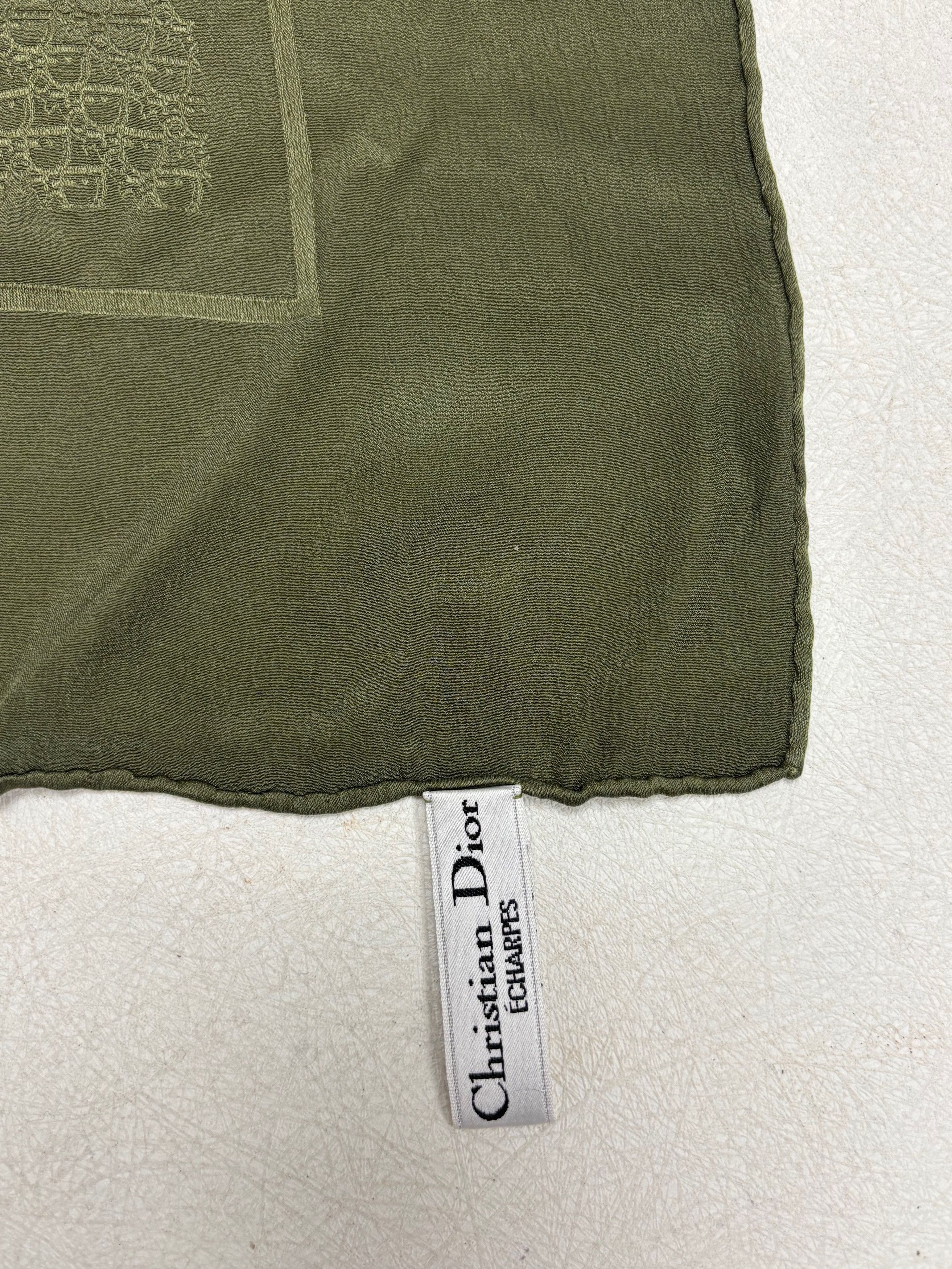 Dior Foulard Carré Oblique en soie Size ONE SIZE - 8 Thumbnail