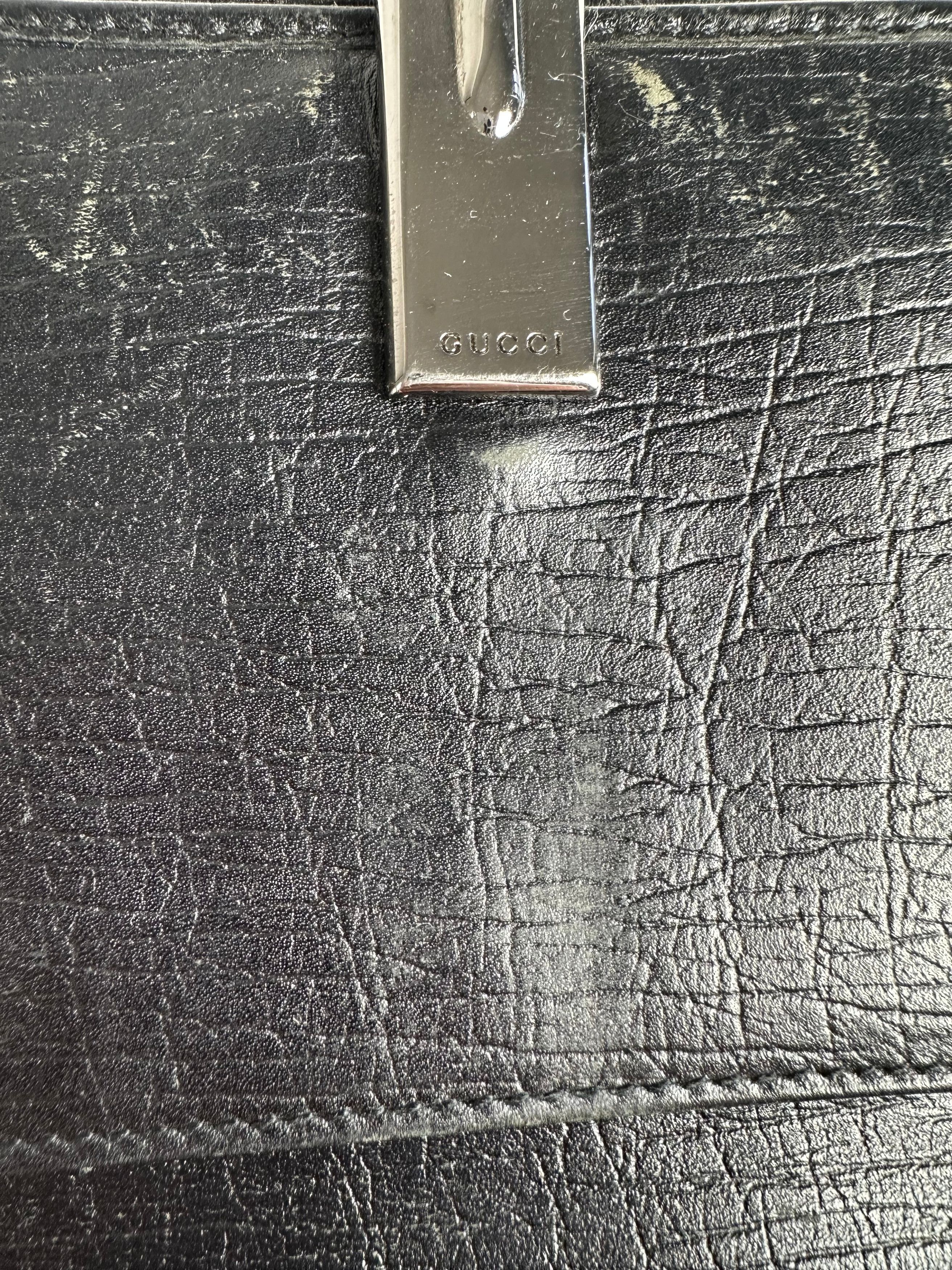 Gucci Vintage Monogram Horsebit Long Wallet Black Size ONE SIZE - 6 Thumbnail