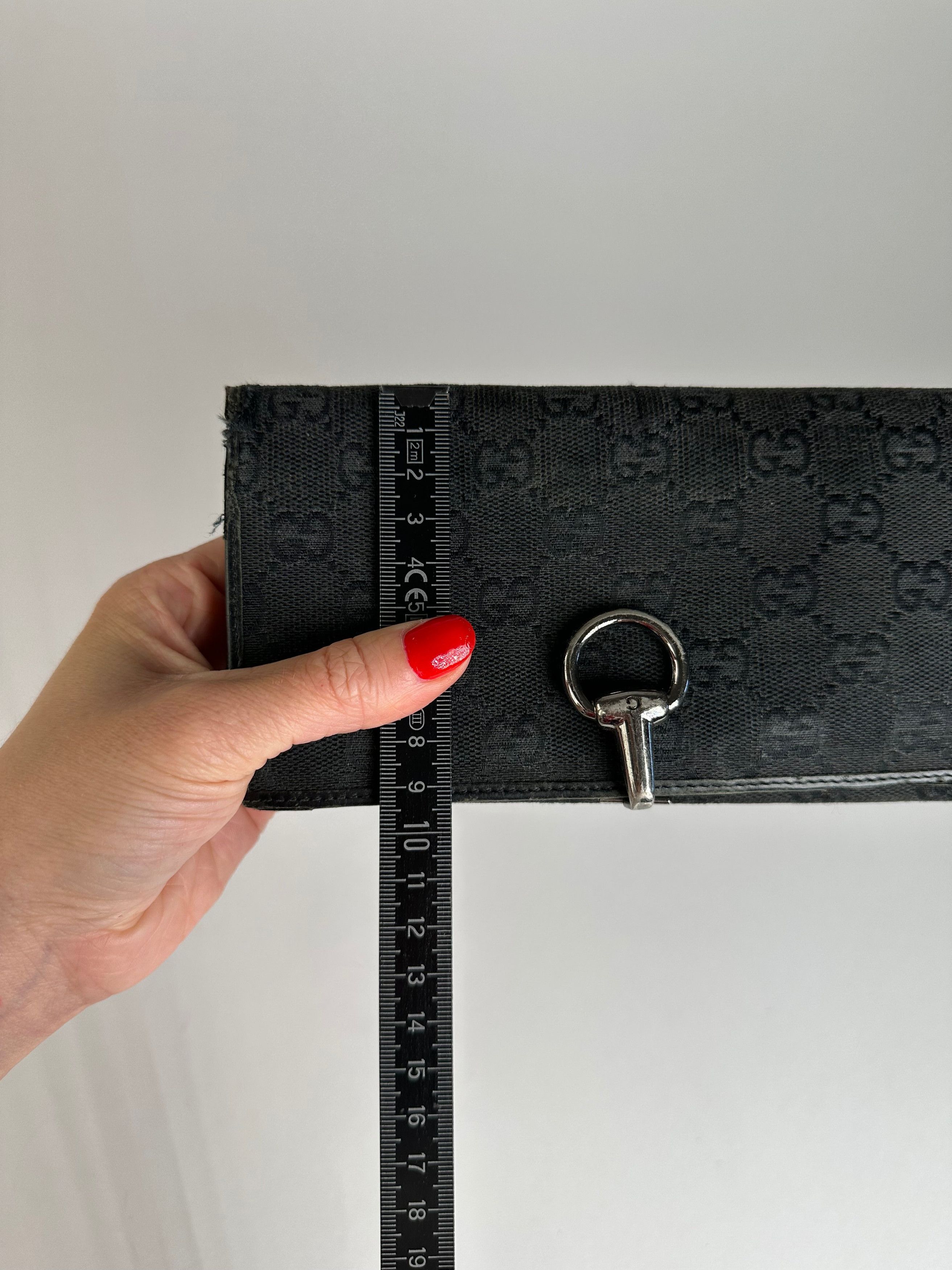 Gucci Vintage Monogram Horsebit Long Wallet Black Size ONE SIZE - 10 Thumbnail