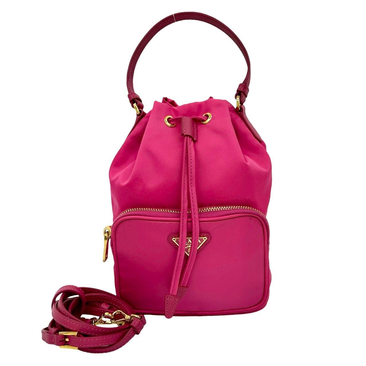 Prada Prada Prada Tessuto Nylon 2way Mini Bag Leather Shoulder Bag DUTY FREE for USA Size ONE SIZE - 2 Thumbnail