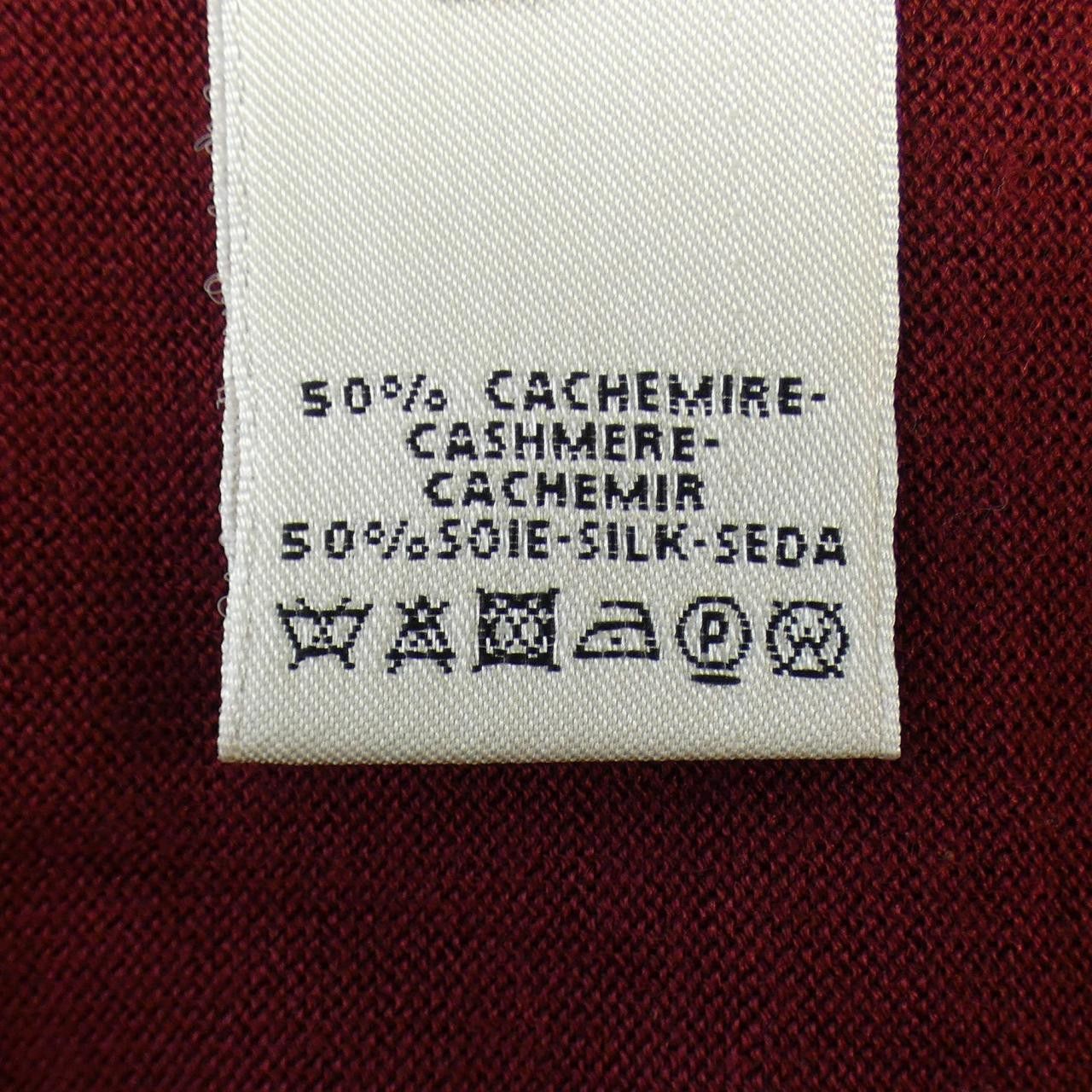 Hermes Hermes Hermes Silk Cashmere Knitwear Textile Tops DUTY FREE for USA Size ONE SIZE - 3 Thumbnail