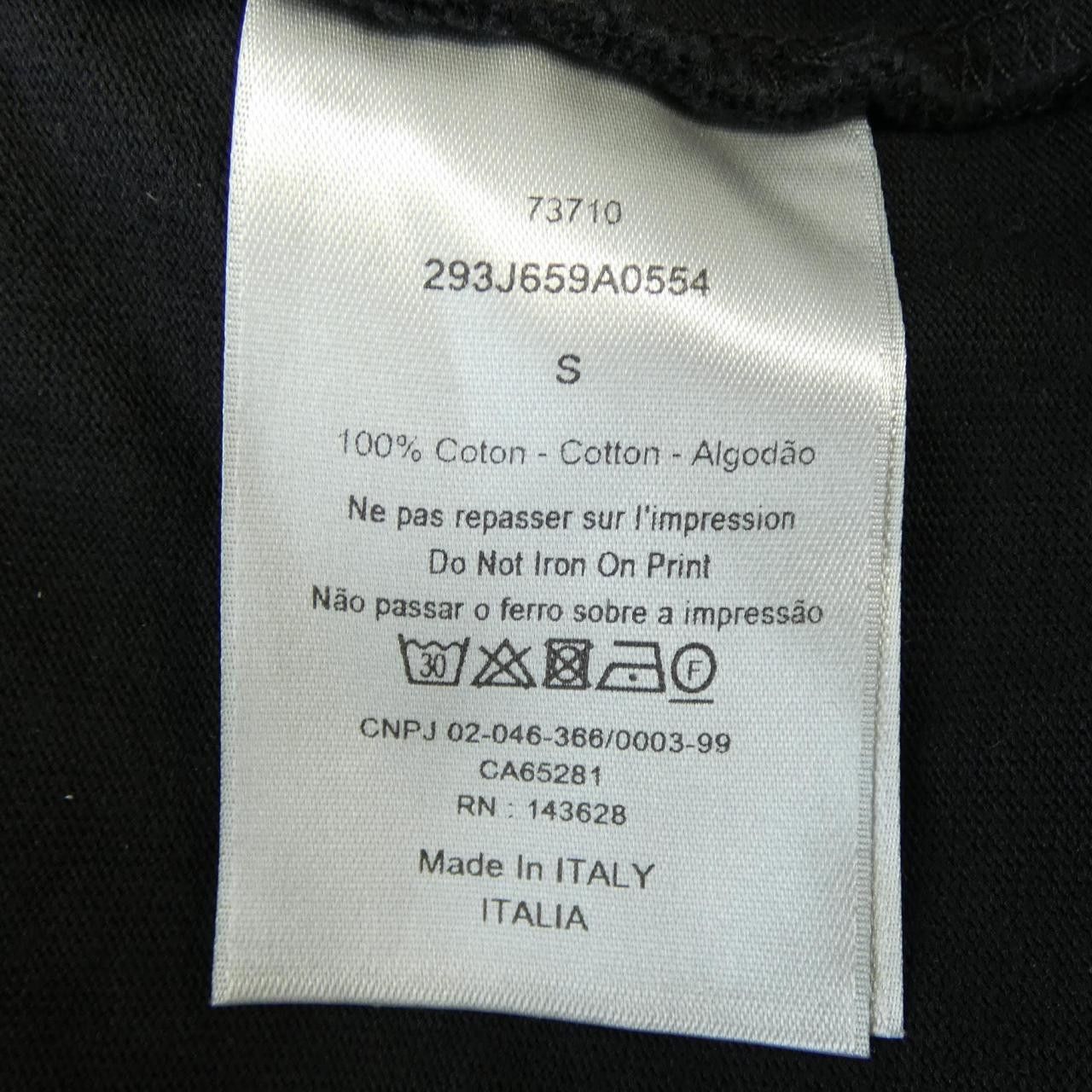 Dior Dior Dior Cotton Compact Jersey TShirt Textile T-Shirts 293J659A0554 DUTY FREE for USA Size ONE SIZE - 3 Thumbnail