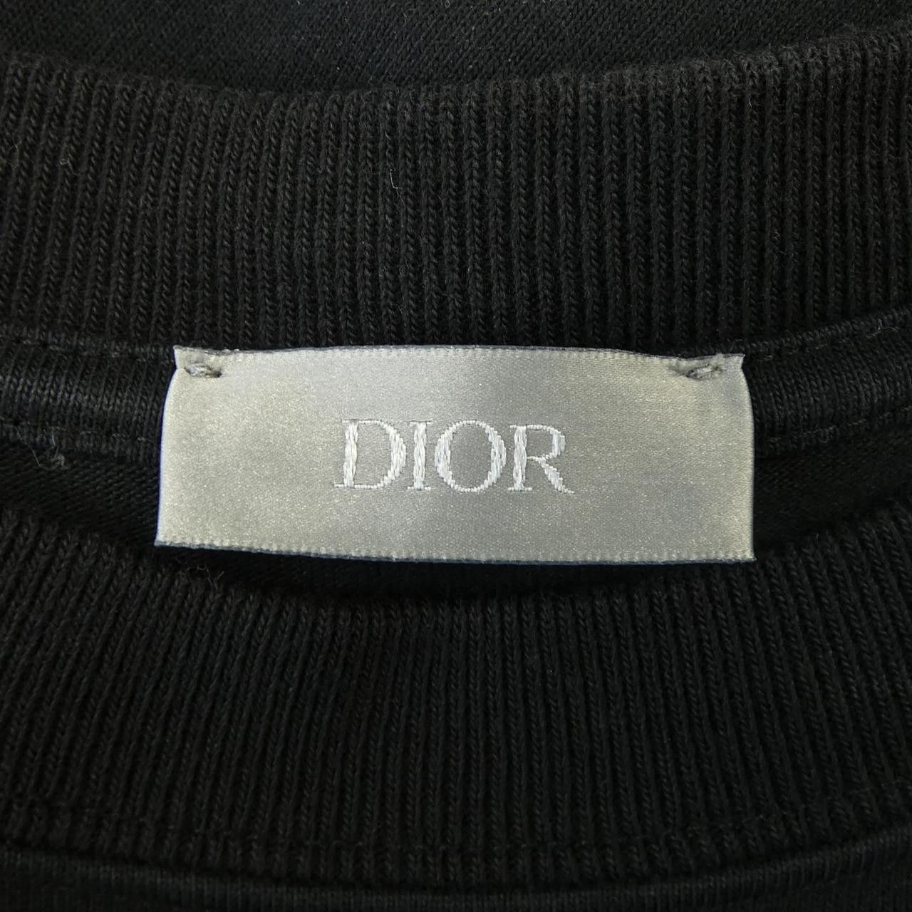 Dior Dior Dior Cotton Compact Jersey TShirt Textile T-Shirts 293J659A0554 DUTY FREE for USA Size ONE SIZE - 4 Thumbnail