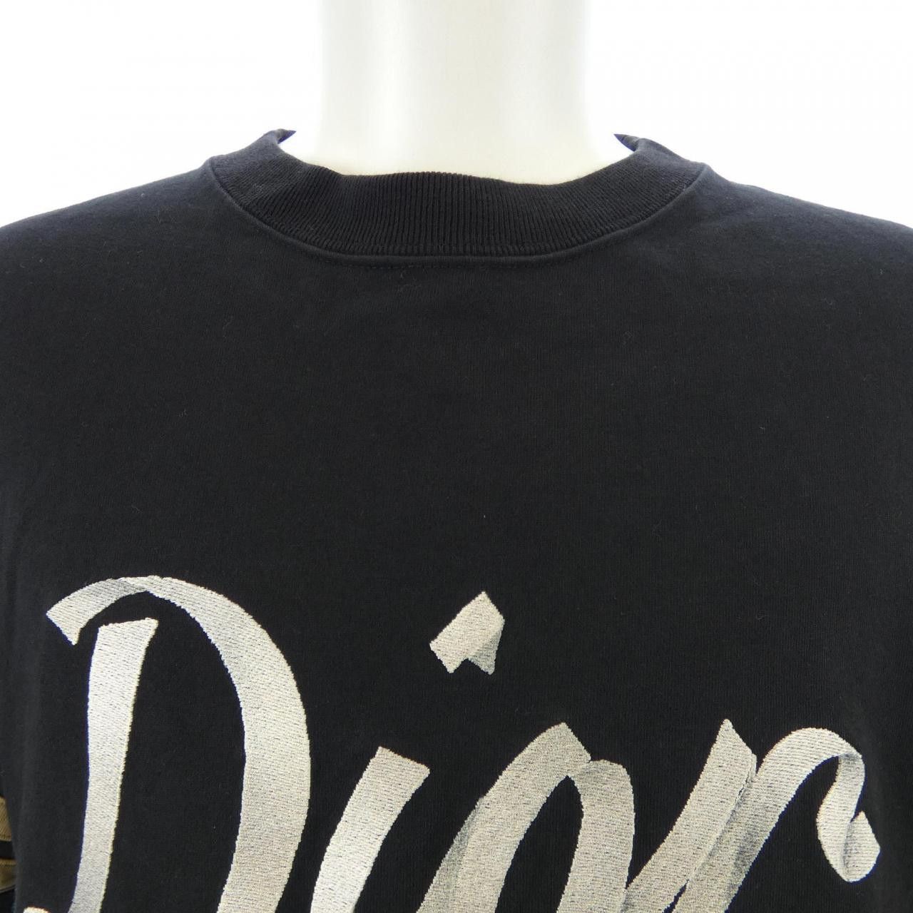 Dior Dior Dior Cotton Compact Jersey TShirt Textile T-Shirts 293J659A0554 DUTY FREE for USA Size ONE SIZE - 5 Thumbnail