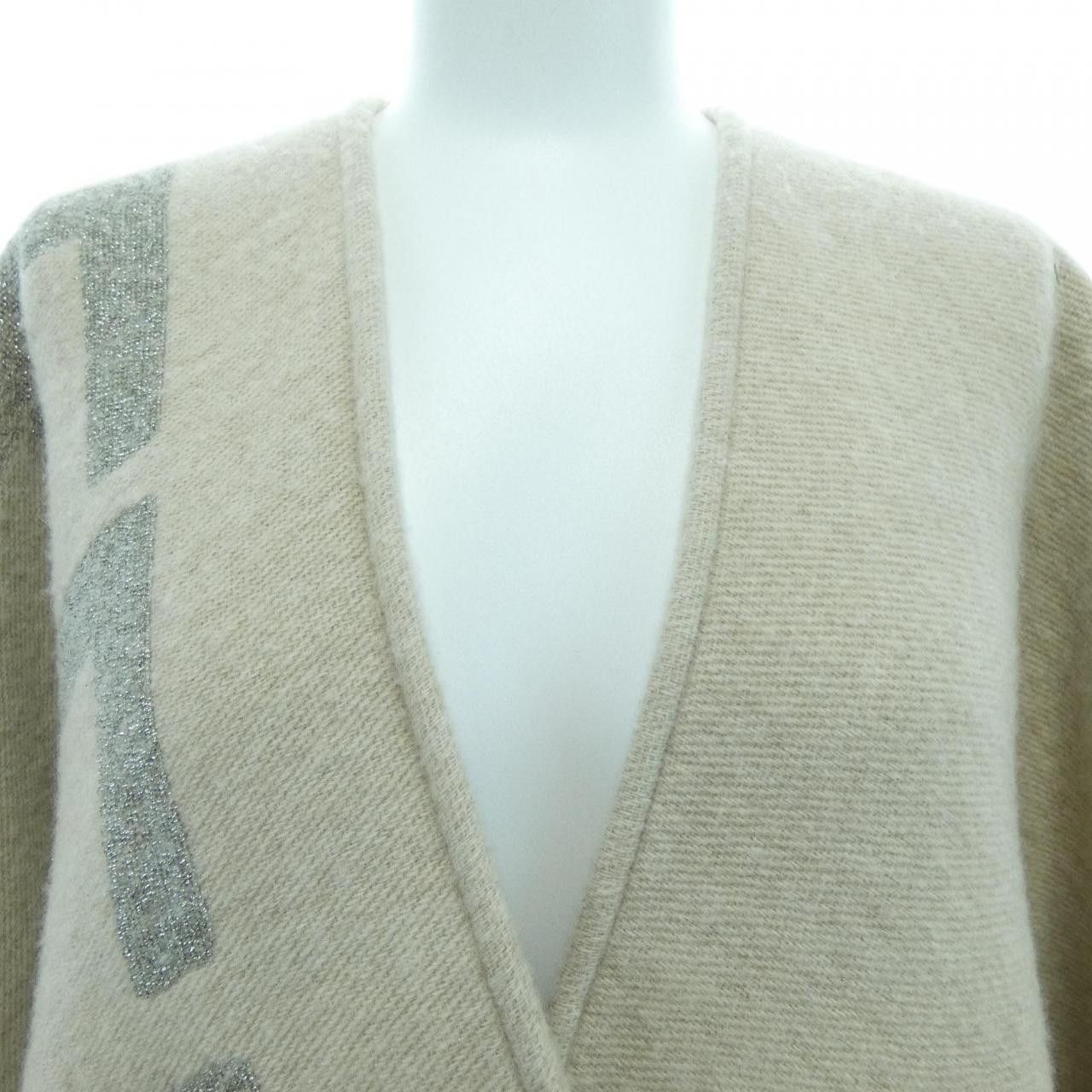 Fendi Fendi Fendi Cashmere Blend Cape Textile Outerwear FXX788AR0Q DUTY FREE for USA Size ONE SIZE - 6 Thumbnail