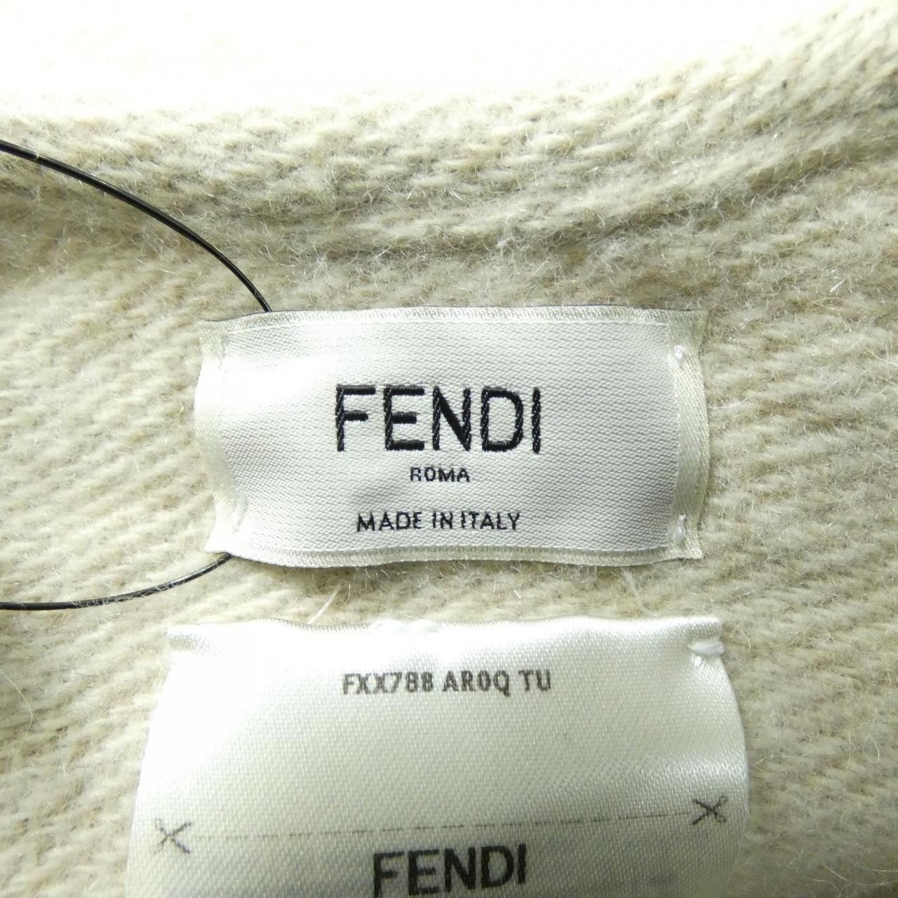 Fendi Fendi Fendi Cashmere Blend Cape Textile Outerwear FXX788AR0Q DUTY FREE for USA Size ONE SIZE - 5 Thumbnail