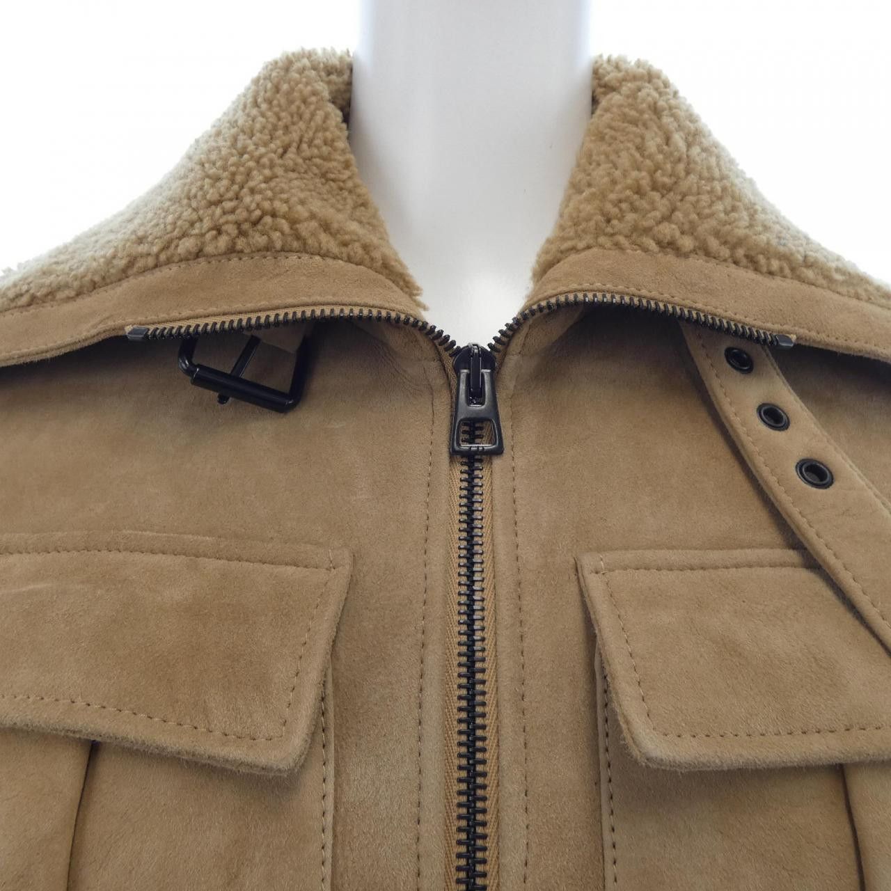 Dior Dior Christian Dior Shearling Jacket Fur Outerwear 248C77AL827 DUTY FREE for USA Size ONE SIZE - 4 Thumbnail