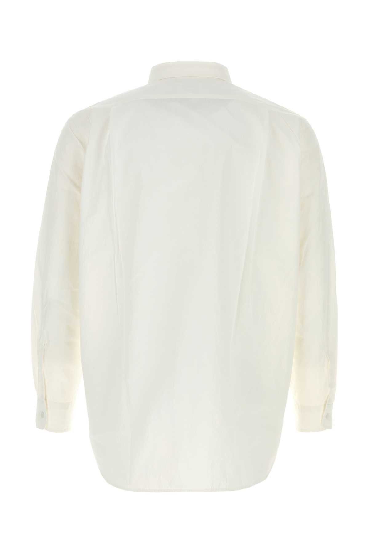 Nanamica White Cotton Blend Oversize Shirt Size US M / EU 48-50 / 2 - 2 Thumbnail