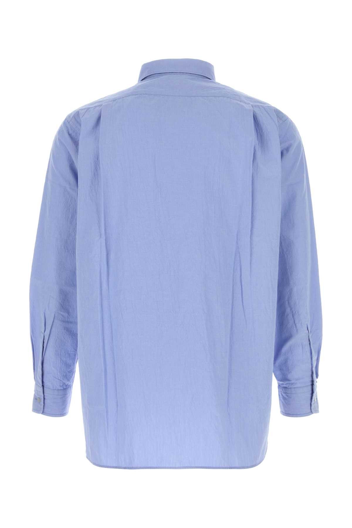 Nanamica Powder Light-Blue Cotton Blend Oversize Shirt Size US S / EU 44-46 / 1 - 2 Thumbnail