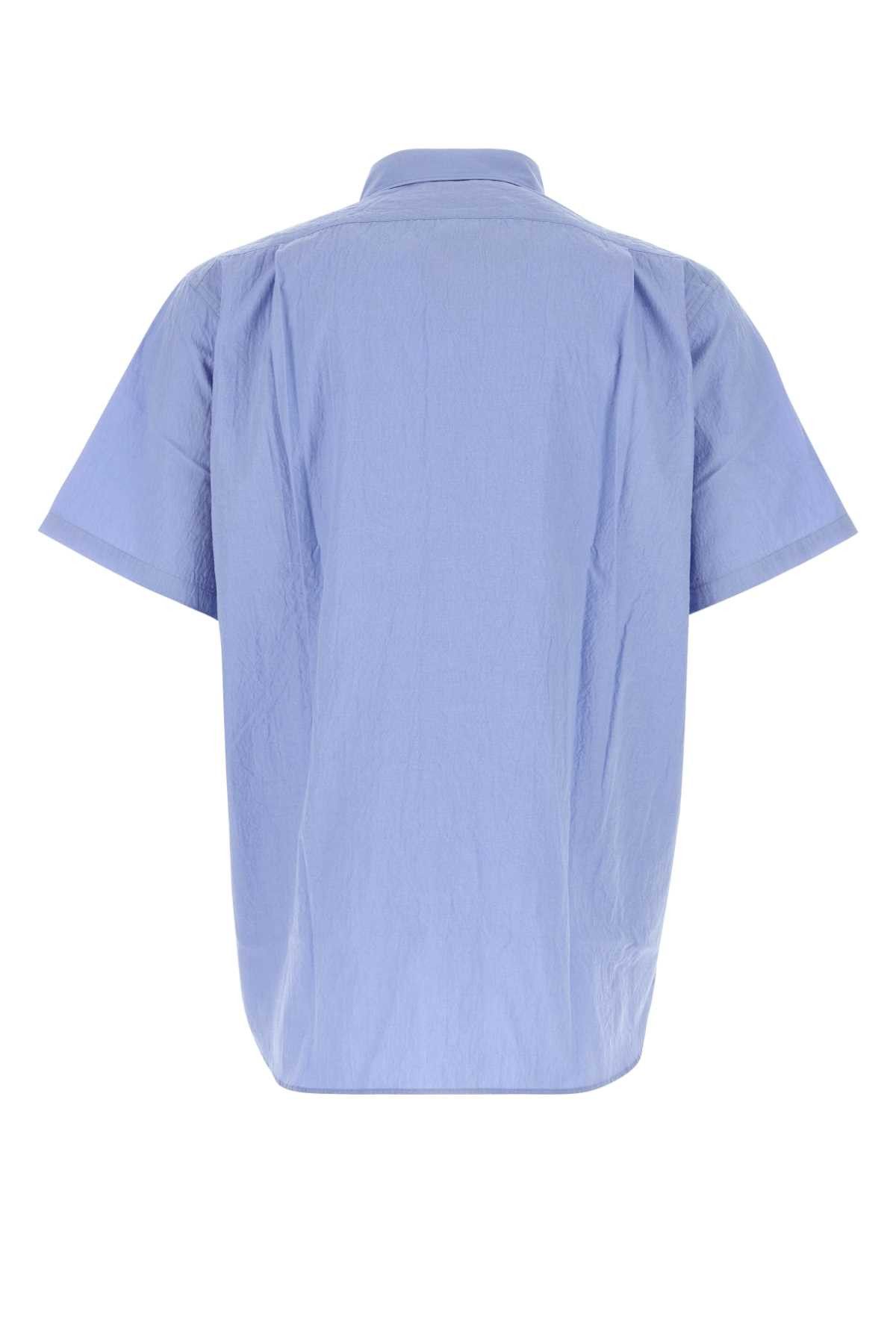 Nanamica Powder Light-Blue Cotton Blend Oversize Shirt Size US M / EU 48-50 / 2 - 2 Thumbnail