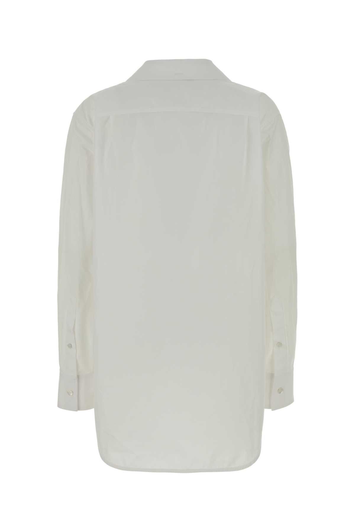 Maison Margiela White Poplin Shirt Size M / US 6-8 / IT 42-44 - 2 Thumbnail