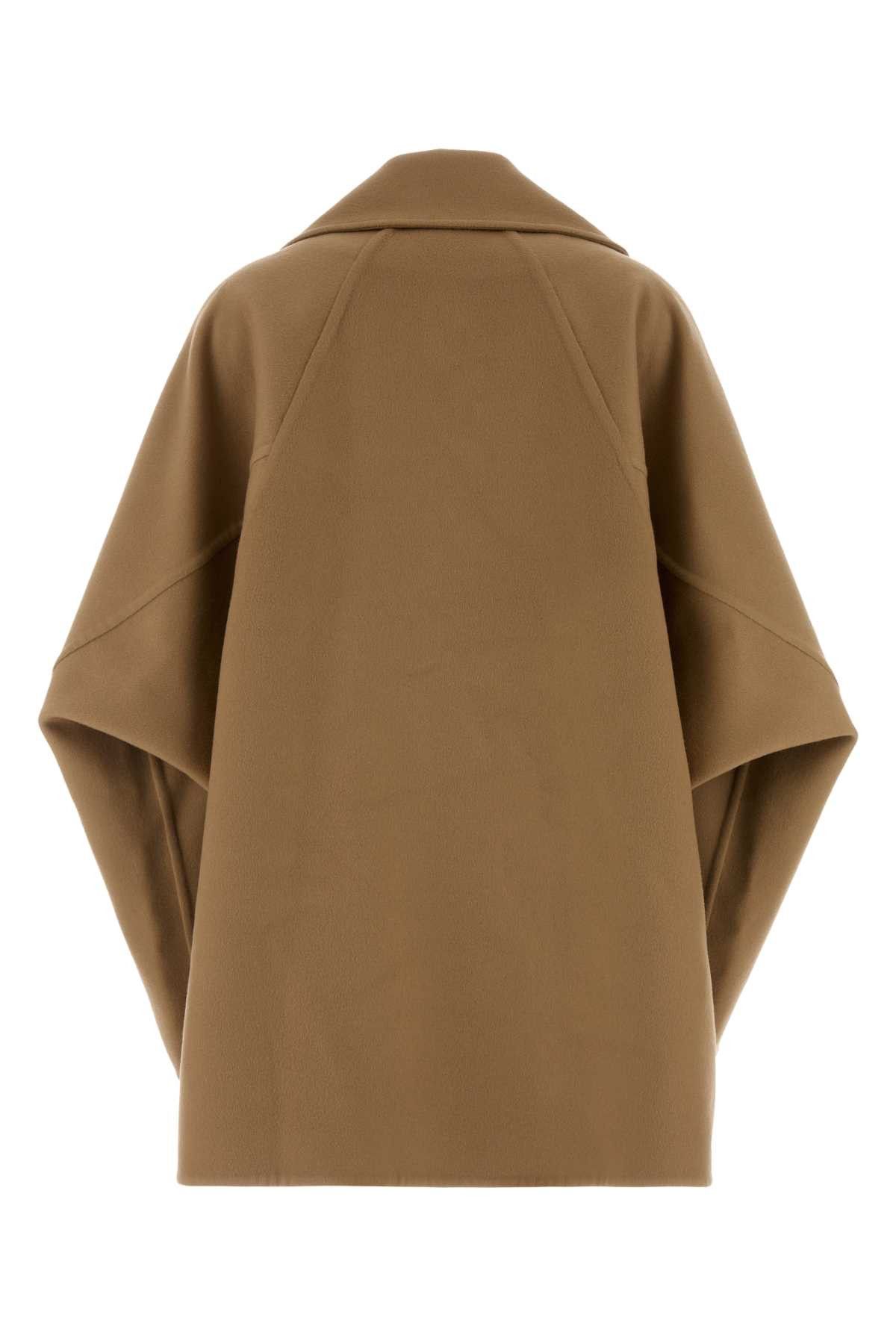 Loewe Camel Wool Coat Size S / US 4 / IT 40 - 2 Thumbnail