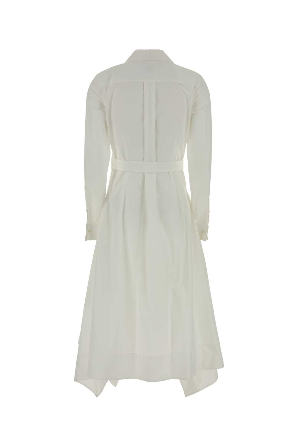 Loewe White Poplin Shirt Dress Size S / US 4 / IT 40 - 2 Thumbnail