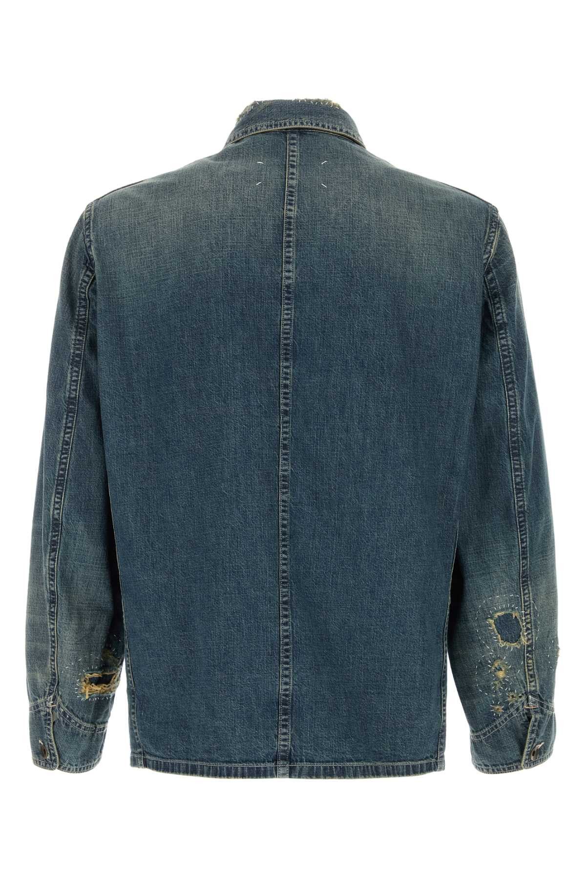 Maison Margiela Denim Jacket Size US XL / EU 56 / 4 - 2 Thumbnail