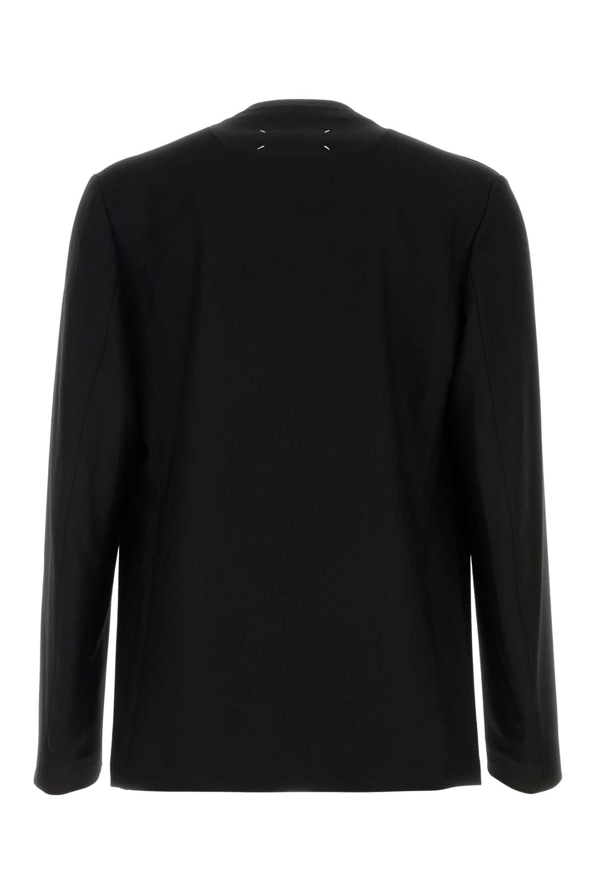 Maison Margiela Black Wool Blazer Size US XL / EU 56 / 4 - 2 Thumbnail