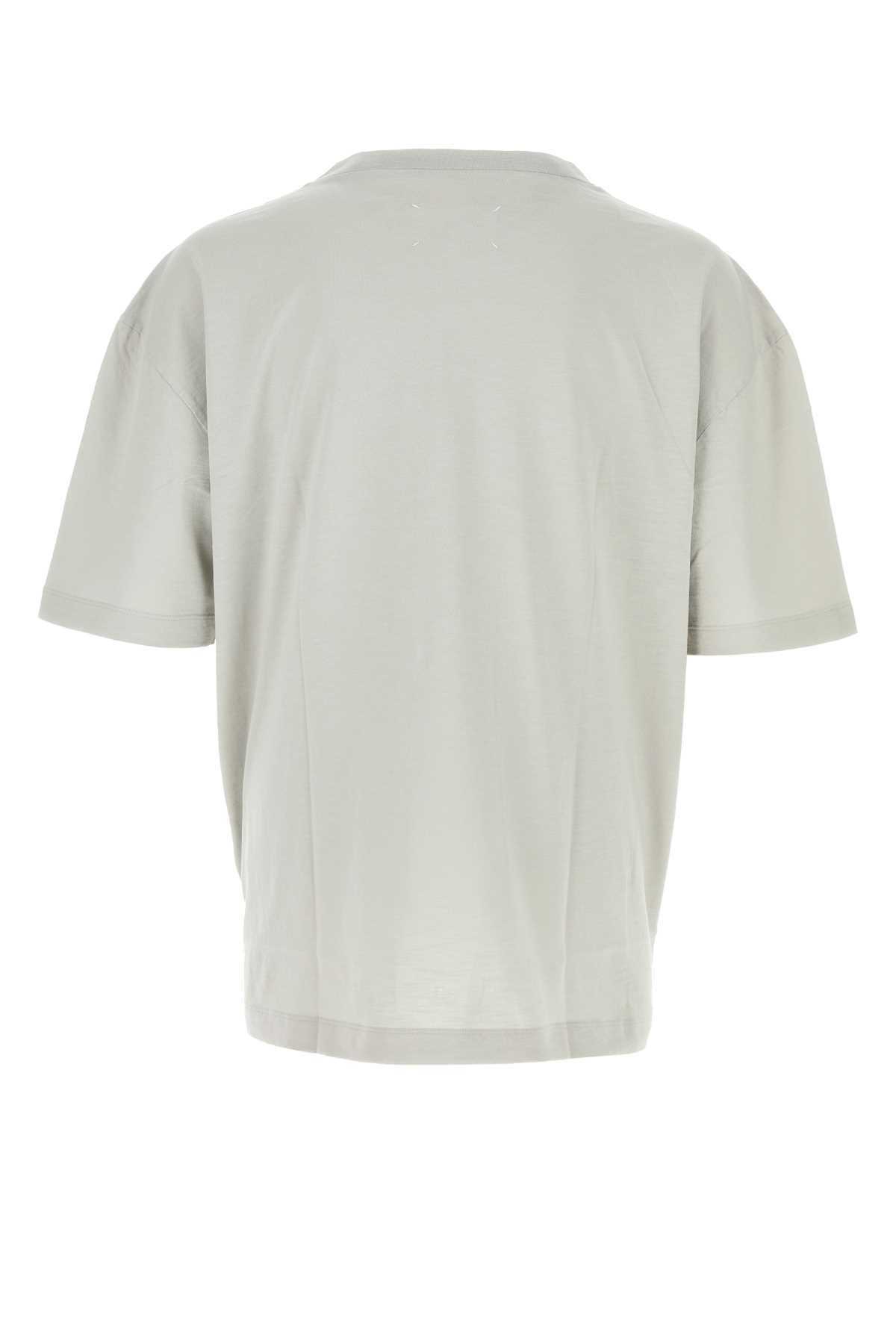 Maison Margiela Grey Cotton Oversize T-Shirt Size US L / EU 52-54 / 3 - 2 Thumbnail