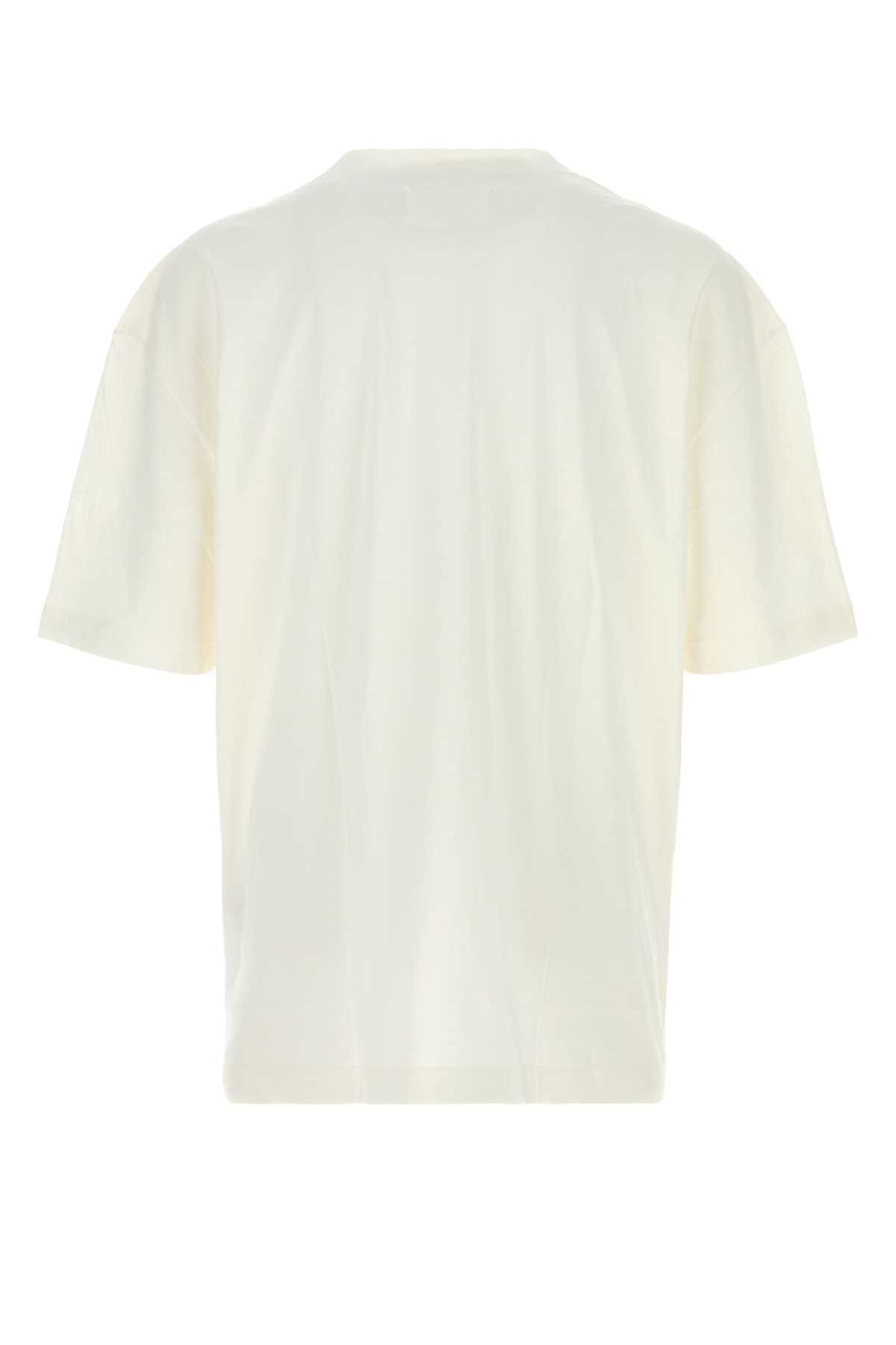 Maison Margiela White Cotton T-Shirt Size US XL / EU 56 / 4 - 2 Thumbnail