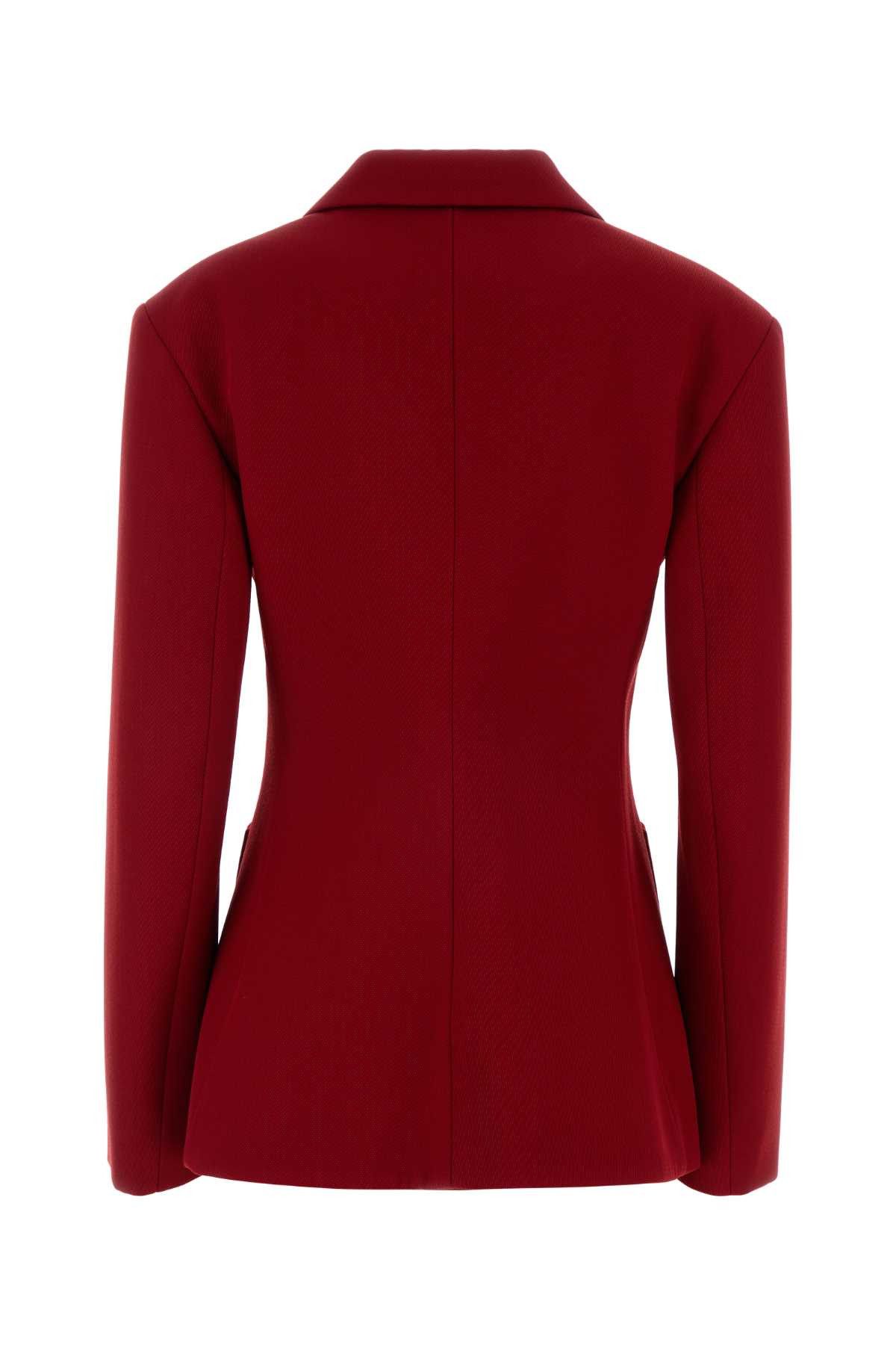 Loewe Red Wool Blend Blazer Size M / US 6-8 / IT 42-44 - 2 Thumbnail