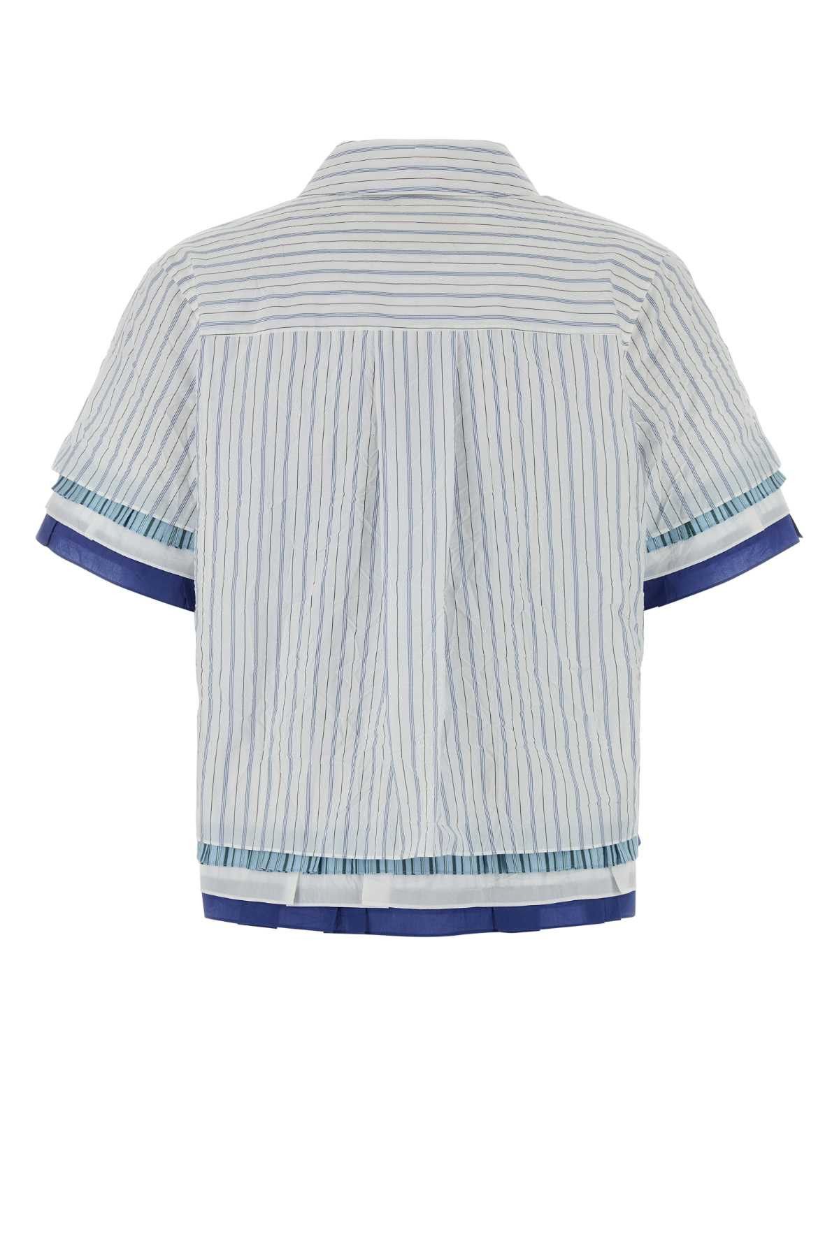 Loewe Embroidered Cotton Blend Shirt Size M / US 6-8 / IT 42-44 - 2 Thumbnail