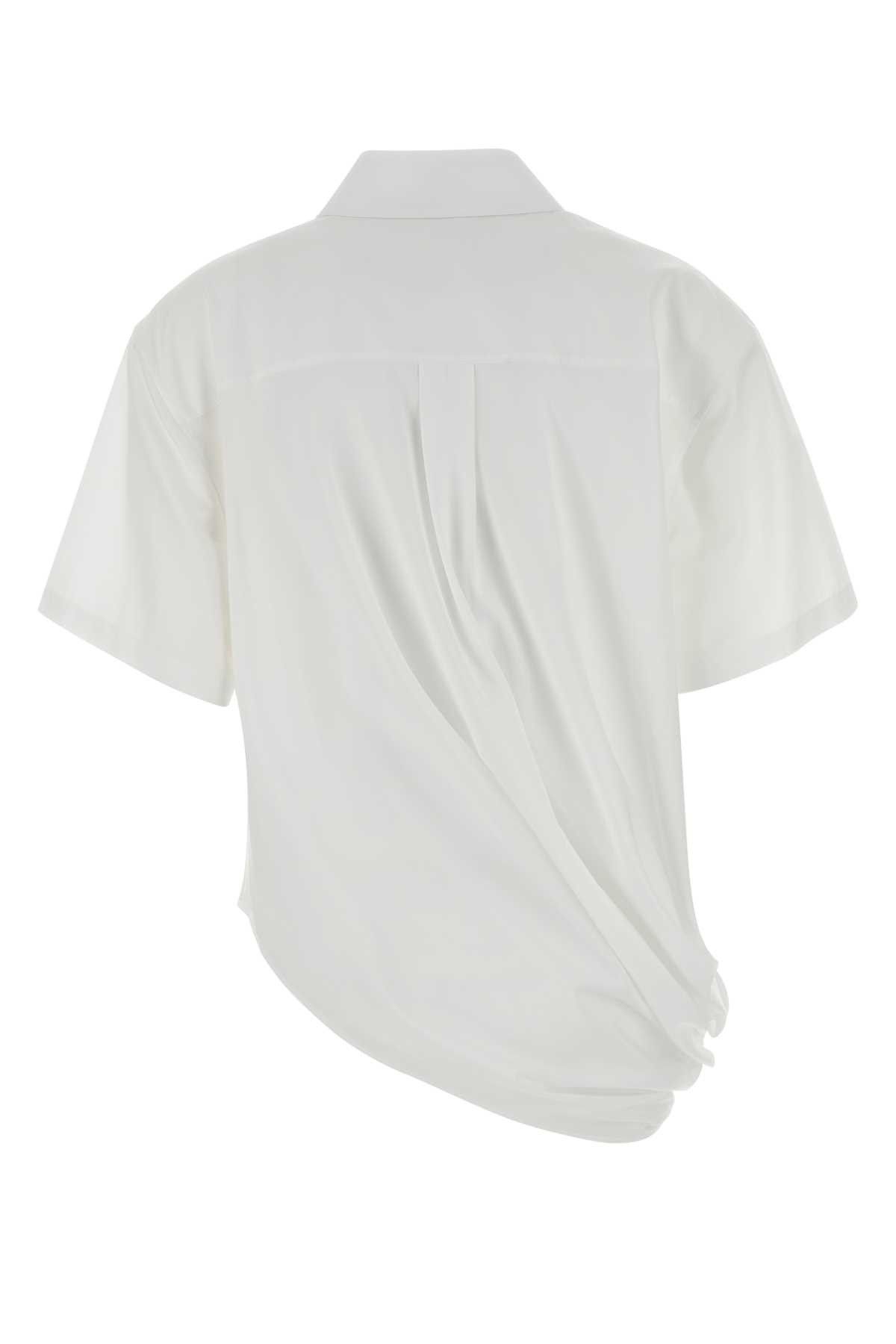 Loewe White Poplin Shirt Size M / US 6-8 / IT 42-44 - 2 Thumbnail