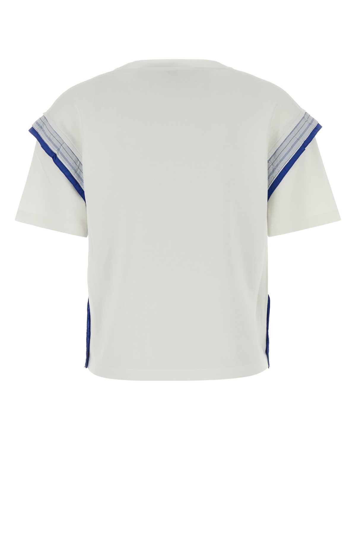 Loewe White Cotton T-Shirt Size XS / US 0-2 / IT 36-38 - 2 Thumbnail
