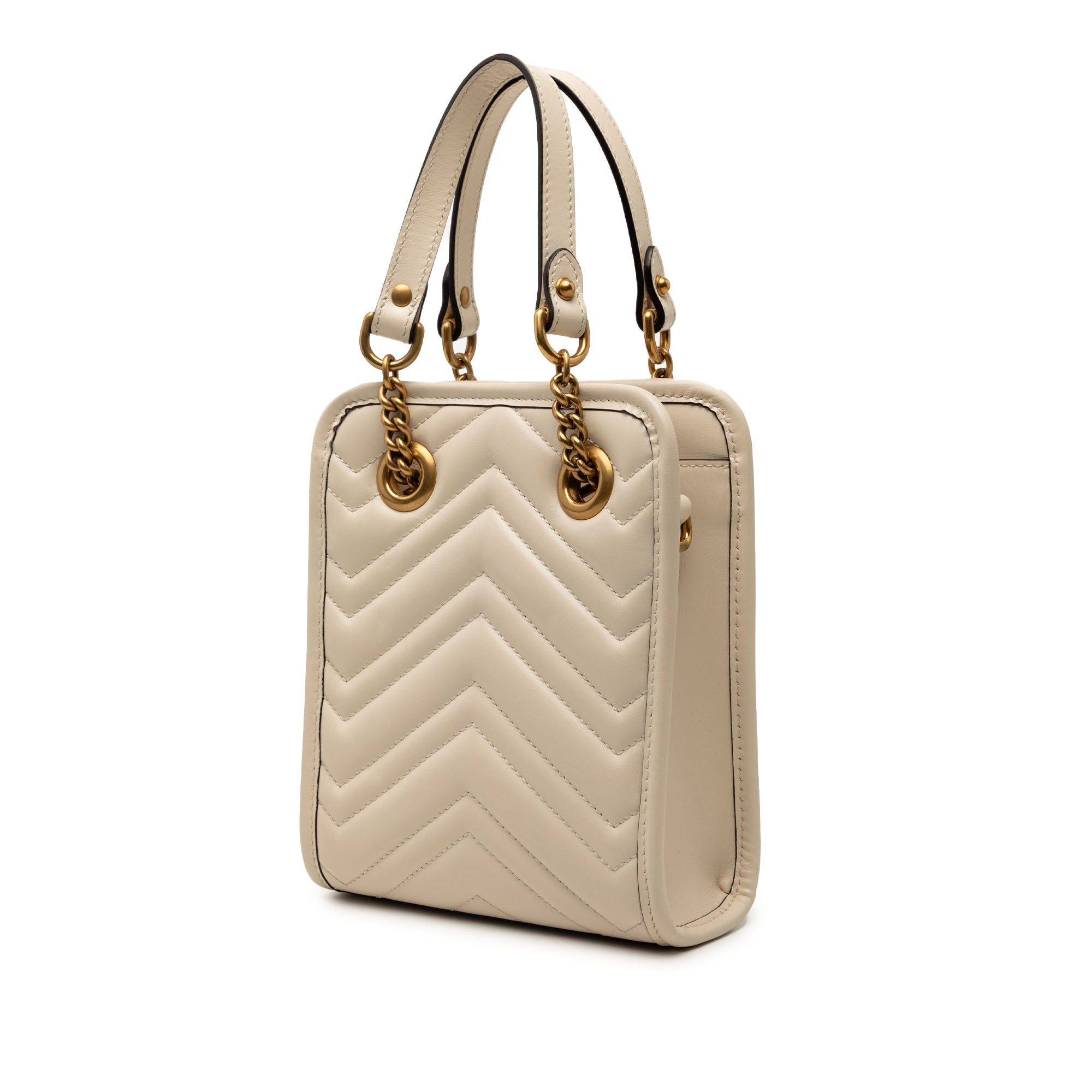 Gucci Mini GG Marmont Matelasse Leather Satchel Size ONE SIZE - 2 Thumbnail