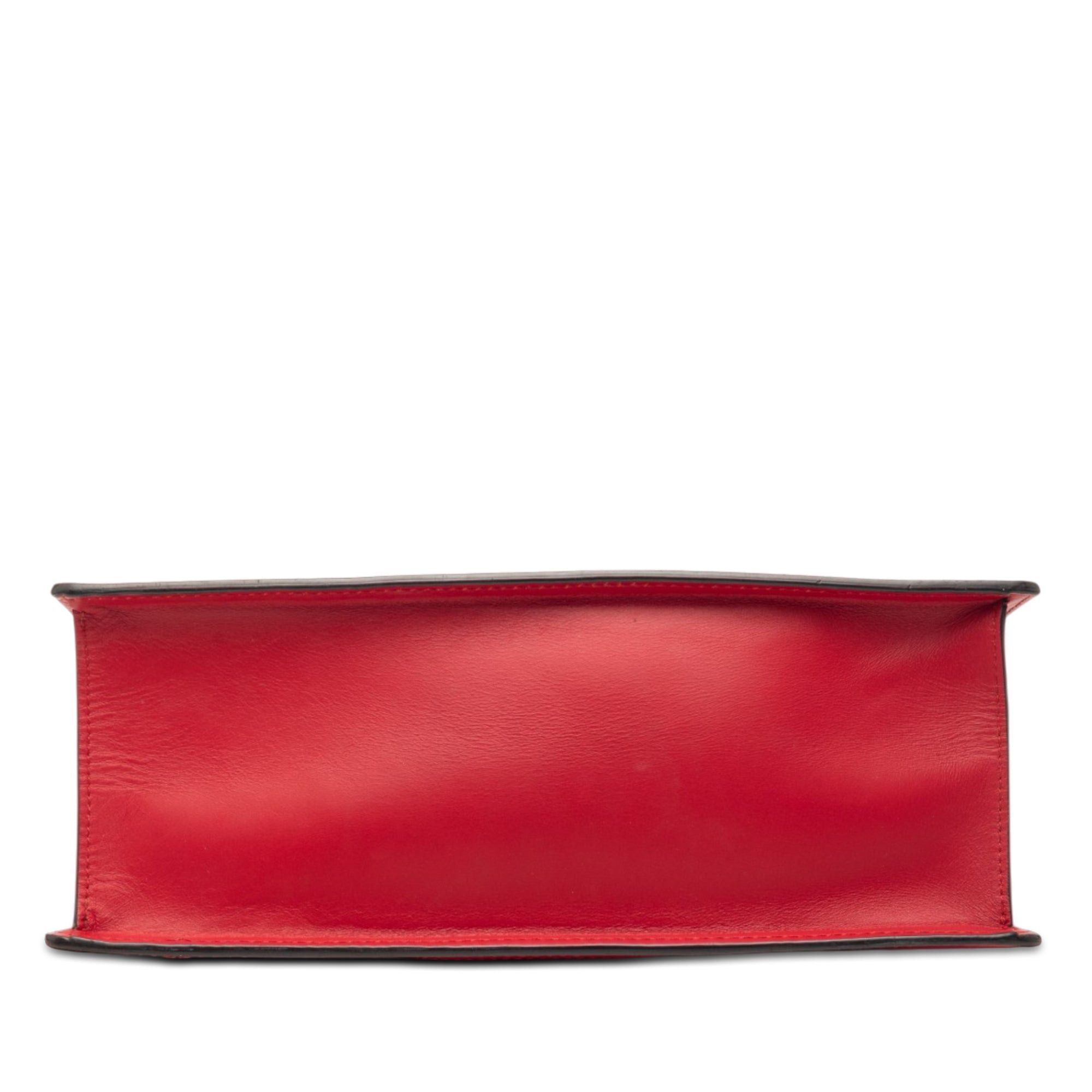 Gucci Medium Leather Web Sylvie Top Handle Bag Size ONE SIZE - 3 Thumbnail