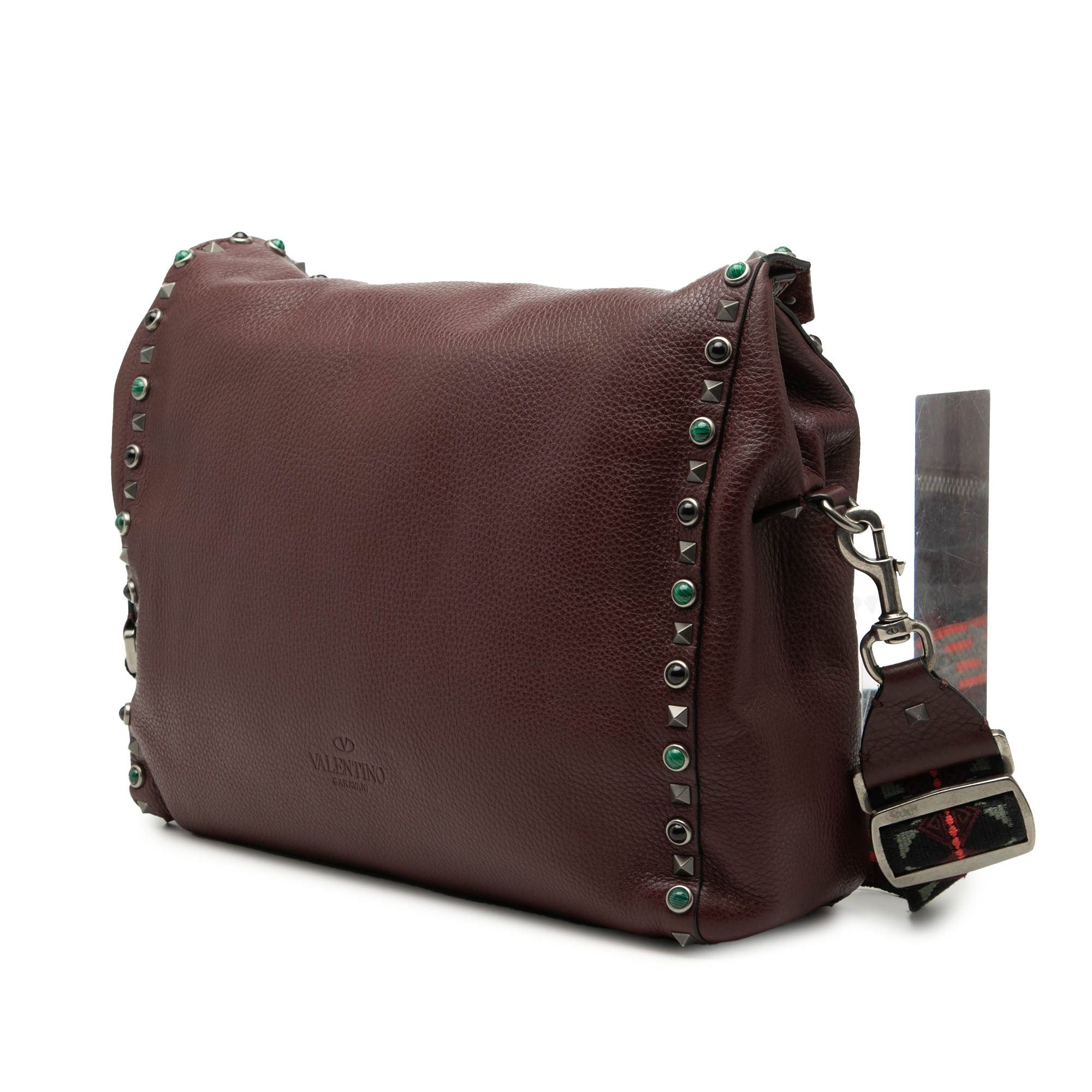 Valentino Leather Rolling Rockstud Crossbody Size ONE SIZE - 2 Thumbnail