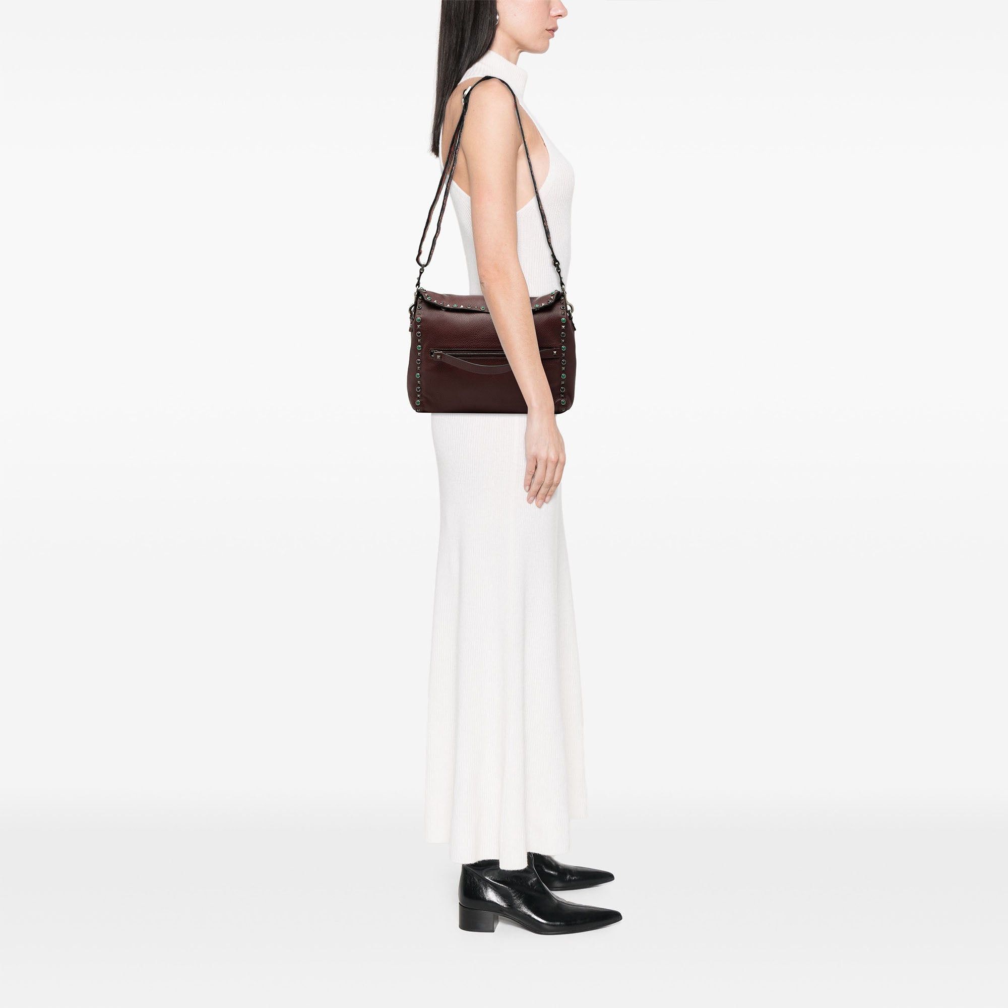 Valentino Leather Rolling Rockstud Crossbody Size ONE SIZE - 6 Thumbnail
