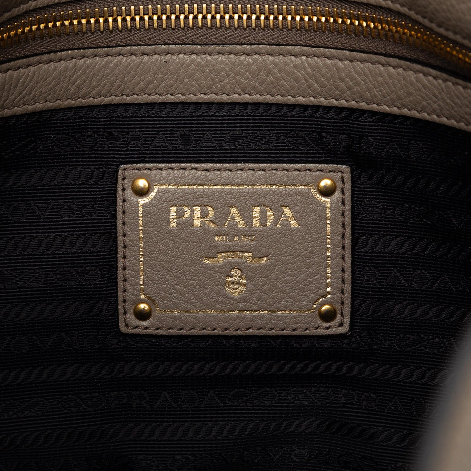 Prada Vitello Daino Canapa Logo Tote Size ONE SIZE - 5 Thumbnail