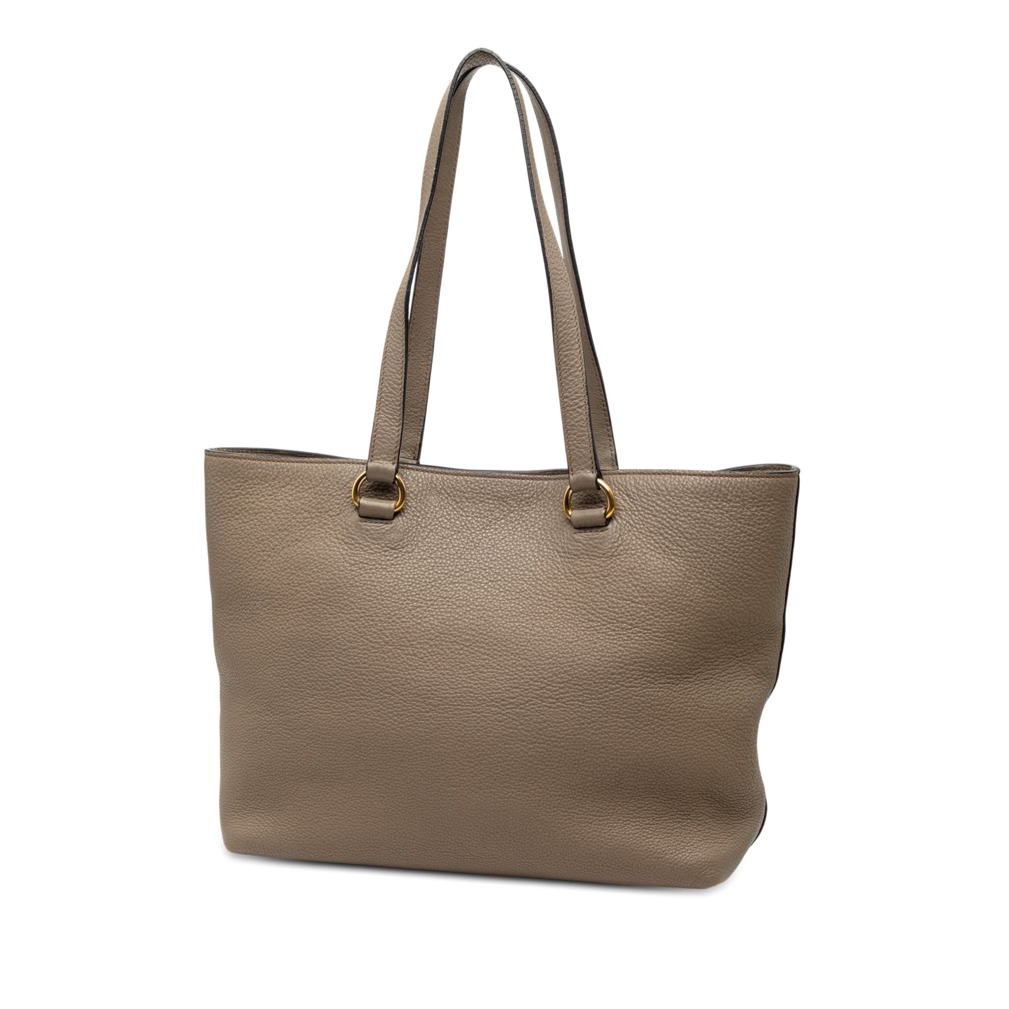 Prada Vitello Daino Canapa Logo Tote Size ONE SIZE - 2 Thumbnail