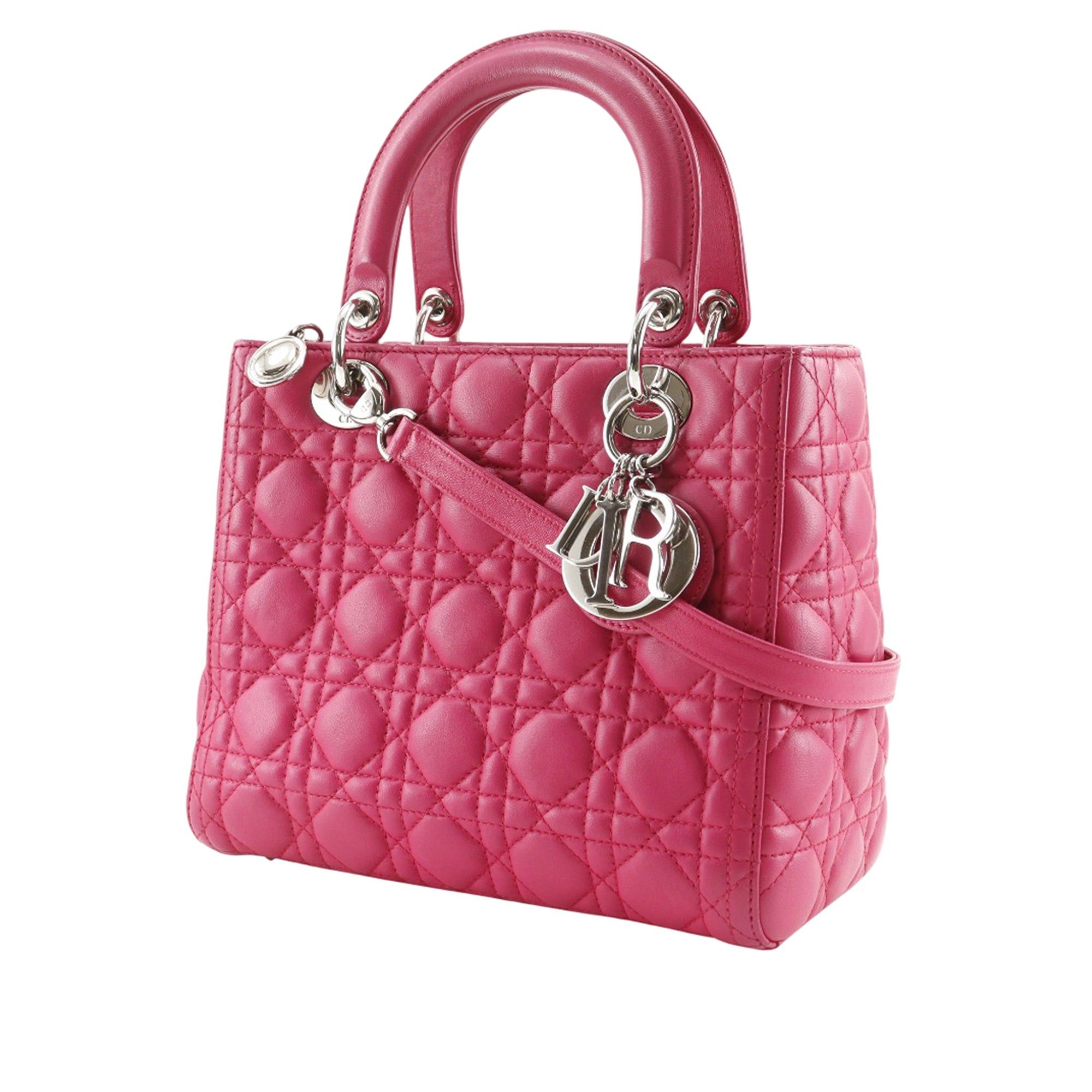 Dior Medium Lambskin Cannage Lady Dior Size ONE SIZE - 2 Thumbnail