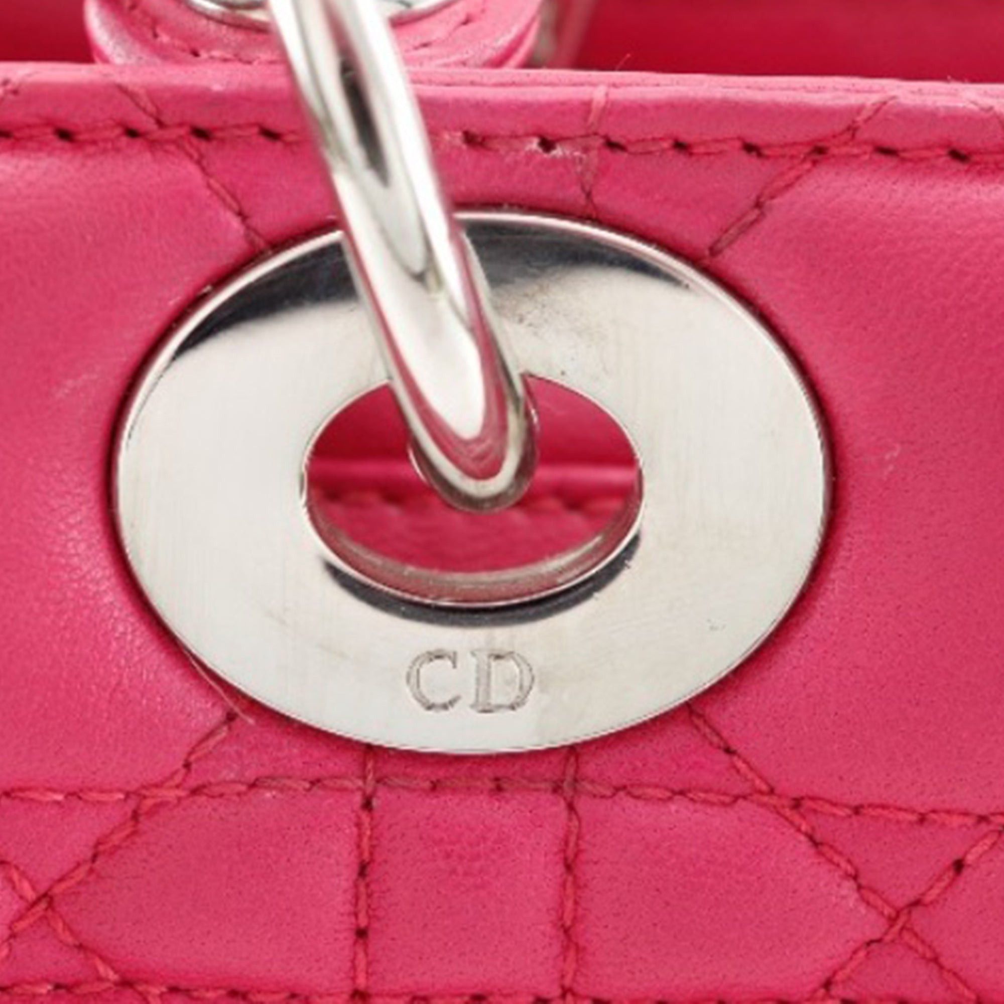 Dior Medium Lambskin Cannage Lady Dior Size ONE SIZE - 10 Thumbnail