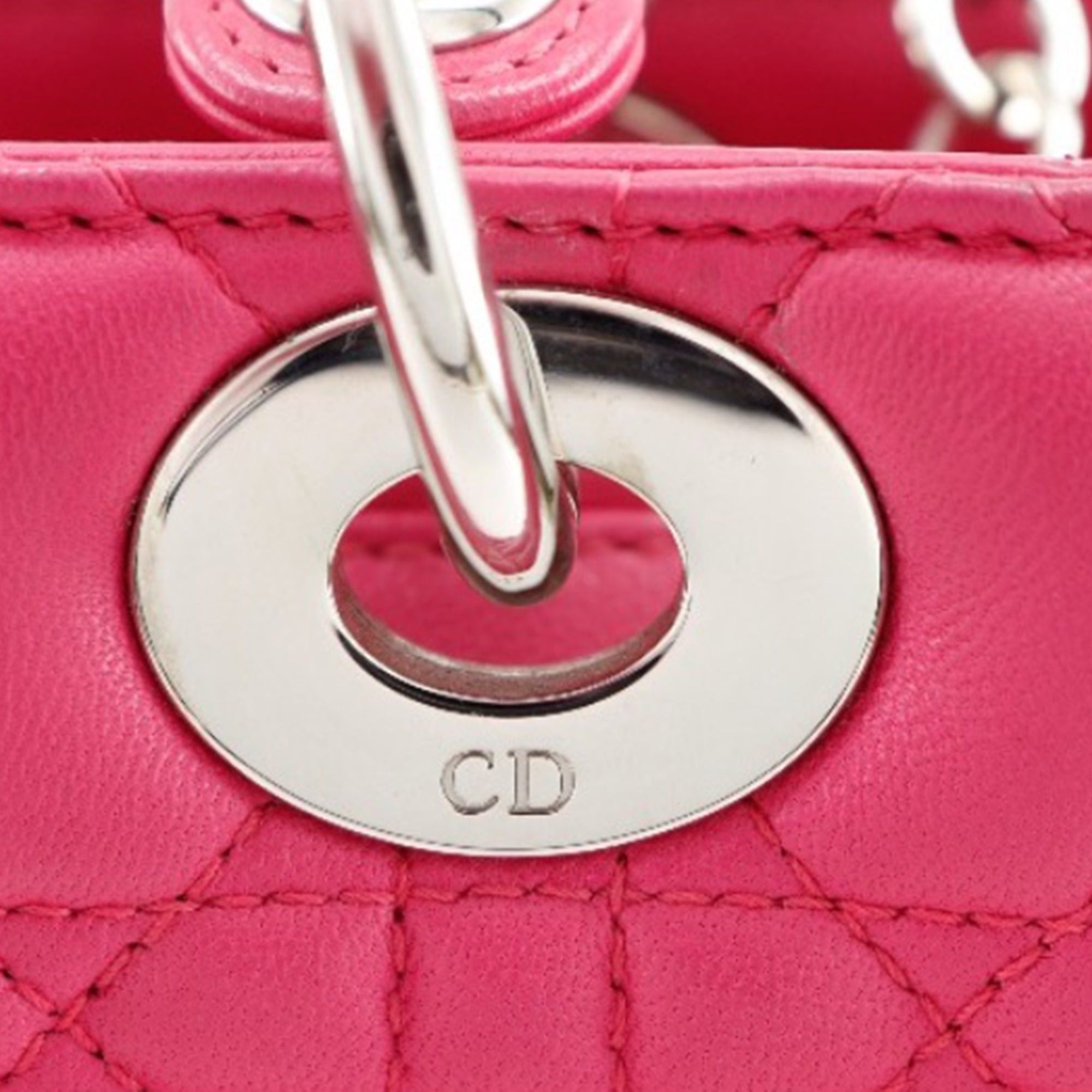 Dior Medium Lambskin Cannage Lady Dior Size ONE SIZE - 11 Thumbnail
