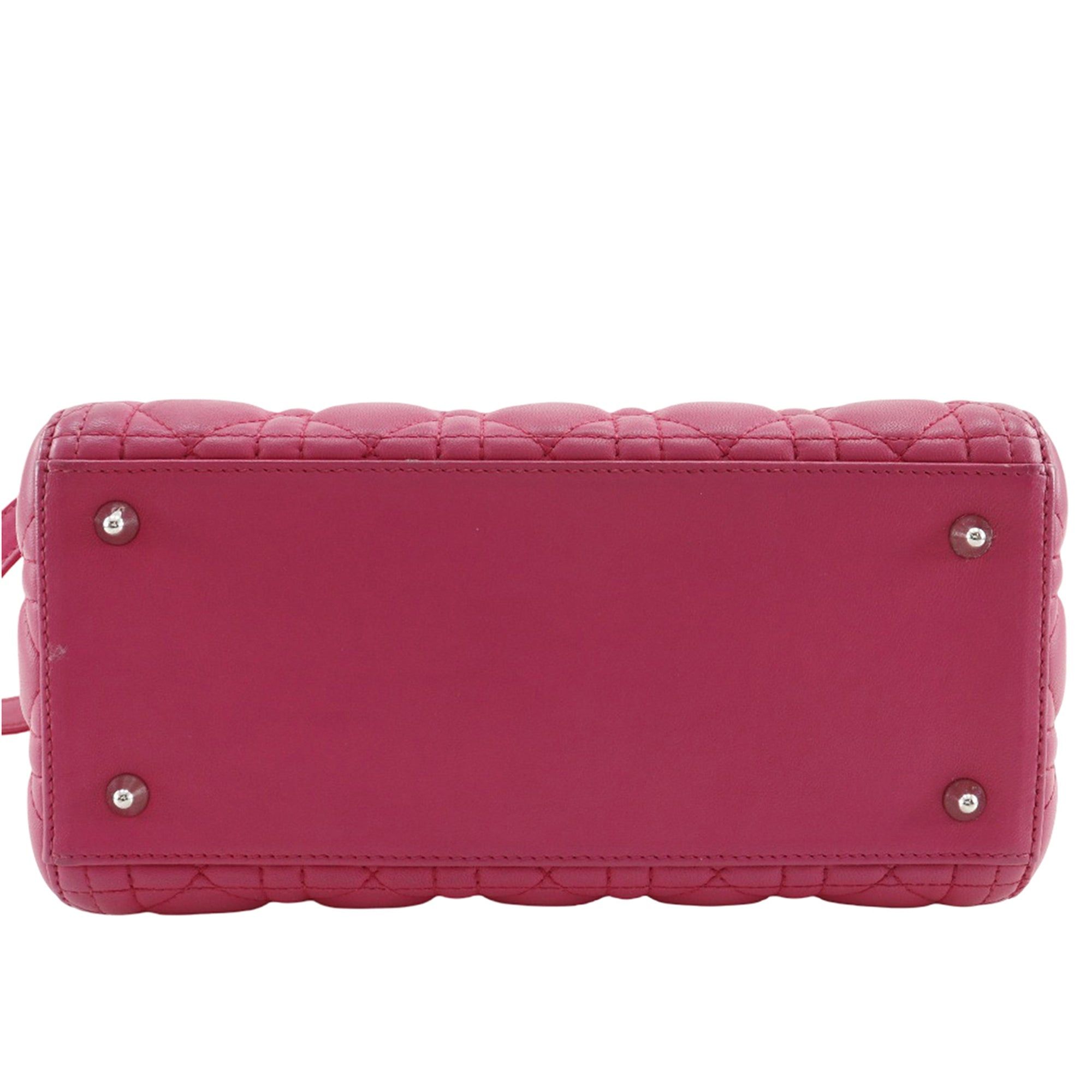 Dior Medium Lambskin Cannage Lady Dior Size ONE SIZE - 4 Thumbnail