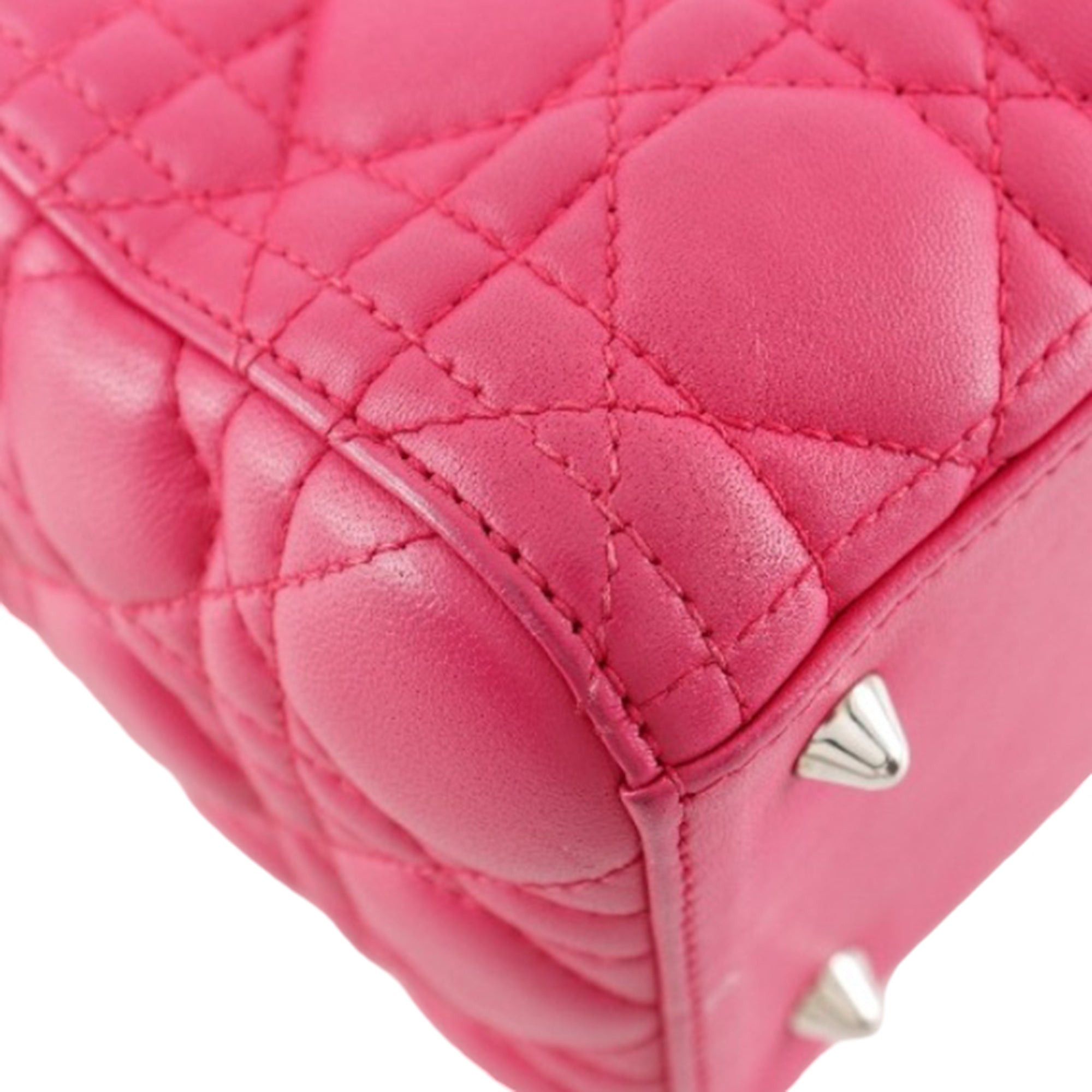 Dior Medium Lambskin Cannage Lady Dior Size ONE SIZE - 16 Thumbnail