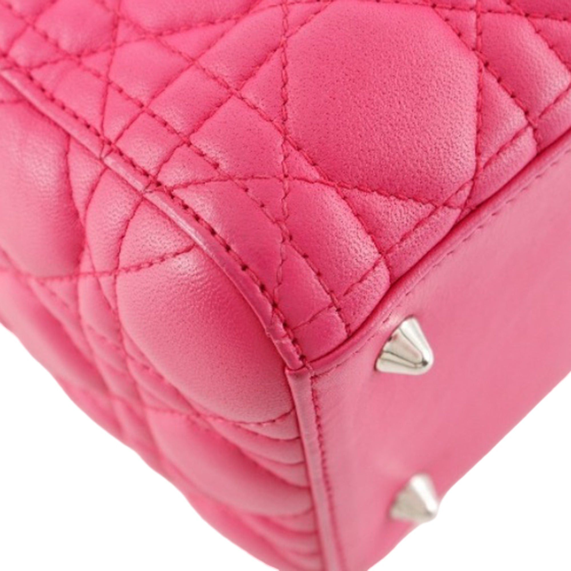 Dior Medium Lambskin Cannage Lady Dior Size ONE SIZE - 14 Thumbnail