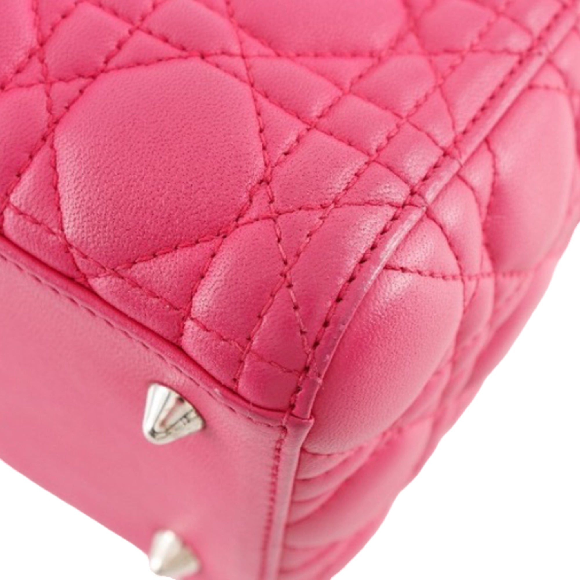 Dior Medium Lambskin Cannage Lady Dior Size ONE SIZE - 17 Thumbnail